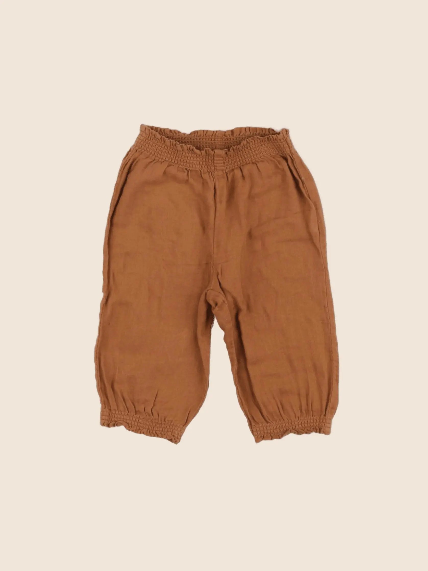 Boutchou - sarouel marron - 6 mois