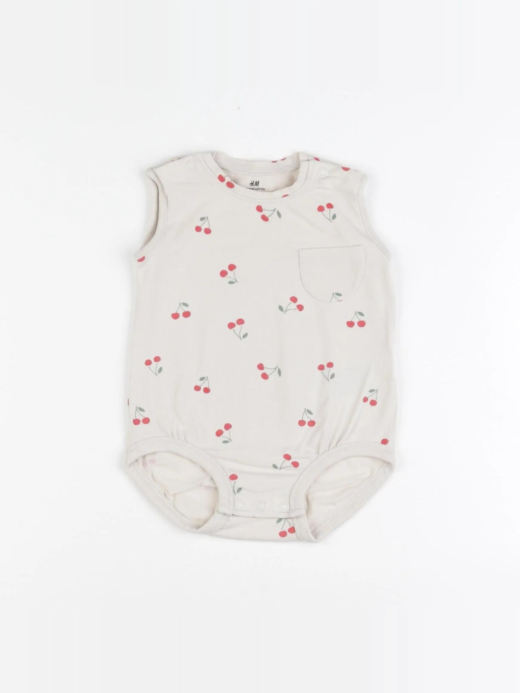 H&M - combinaison beige - 1/3 mois