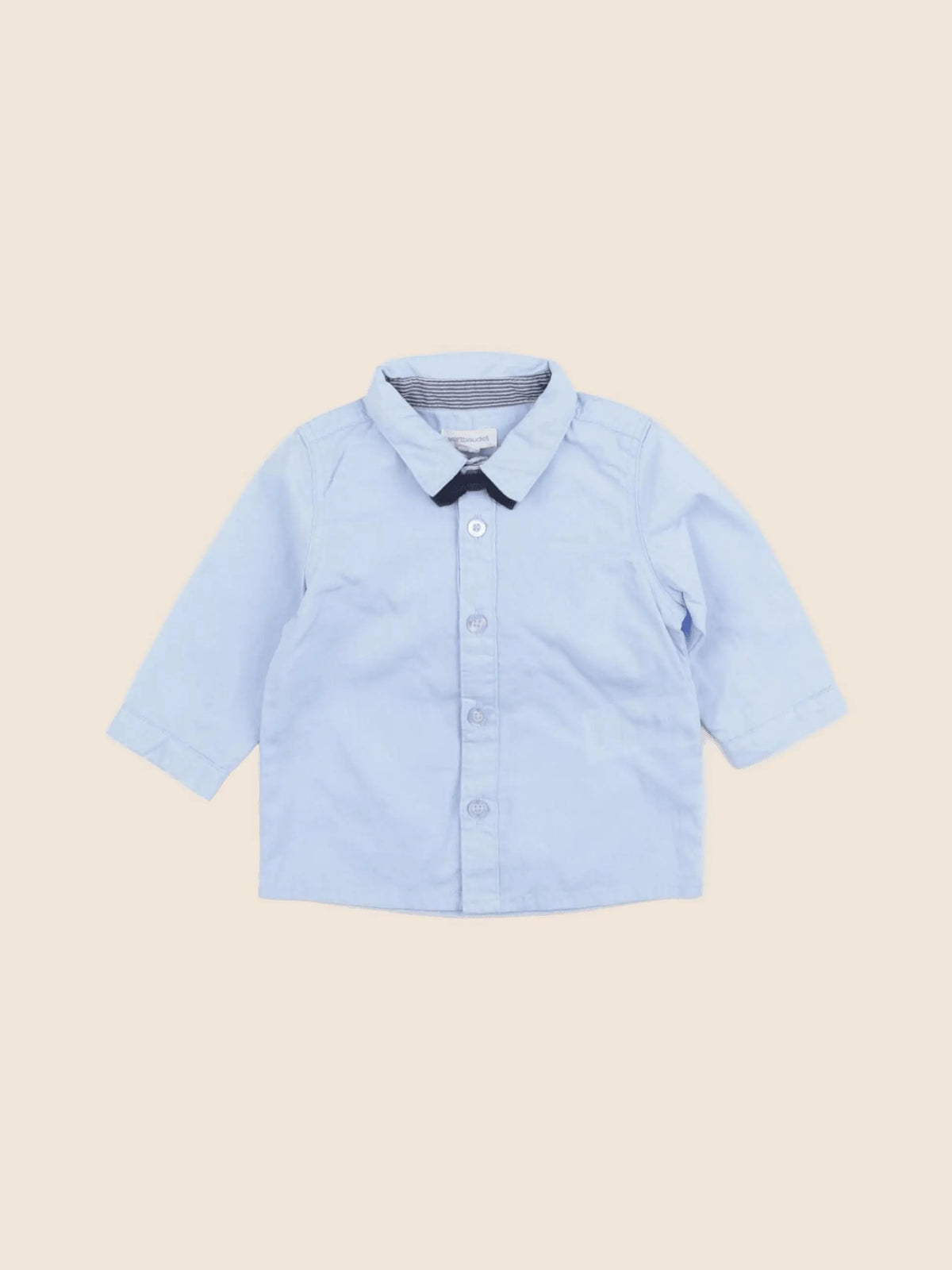 Vertbaudet - chemise bleu - 3 mois
