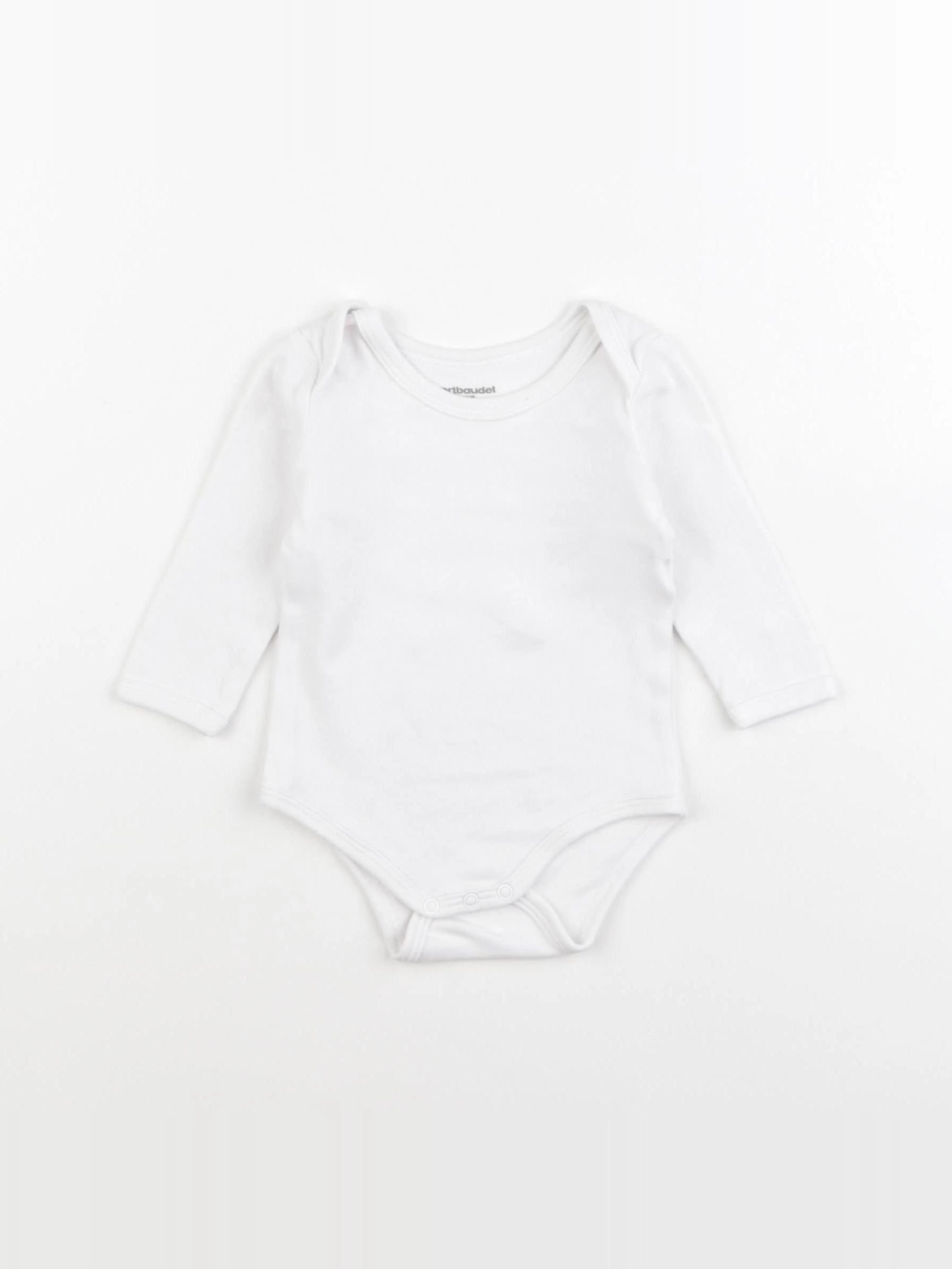 Vertbaudet - body blanc - 6 mois