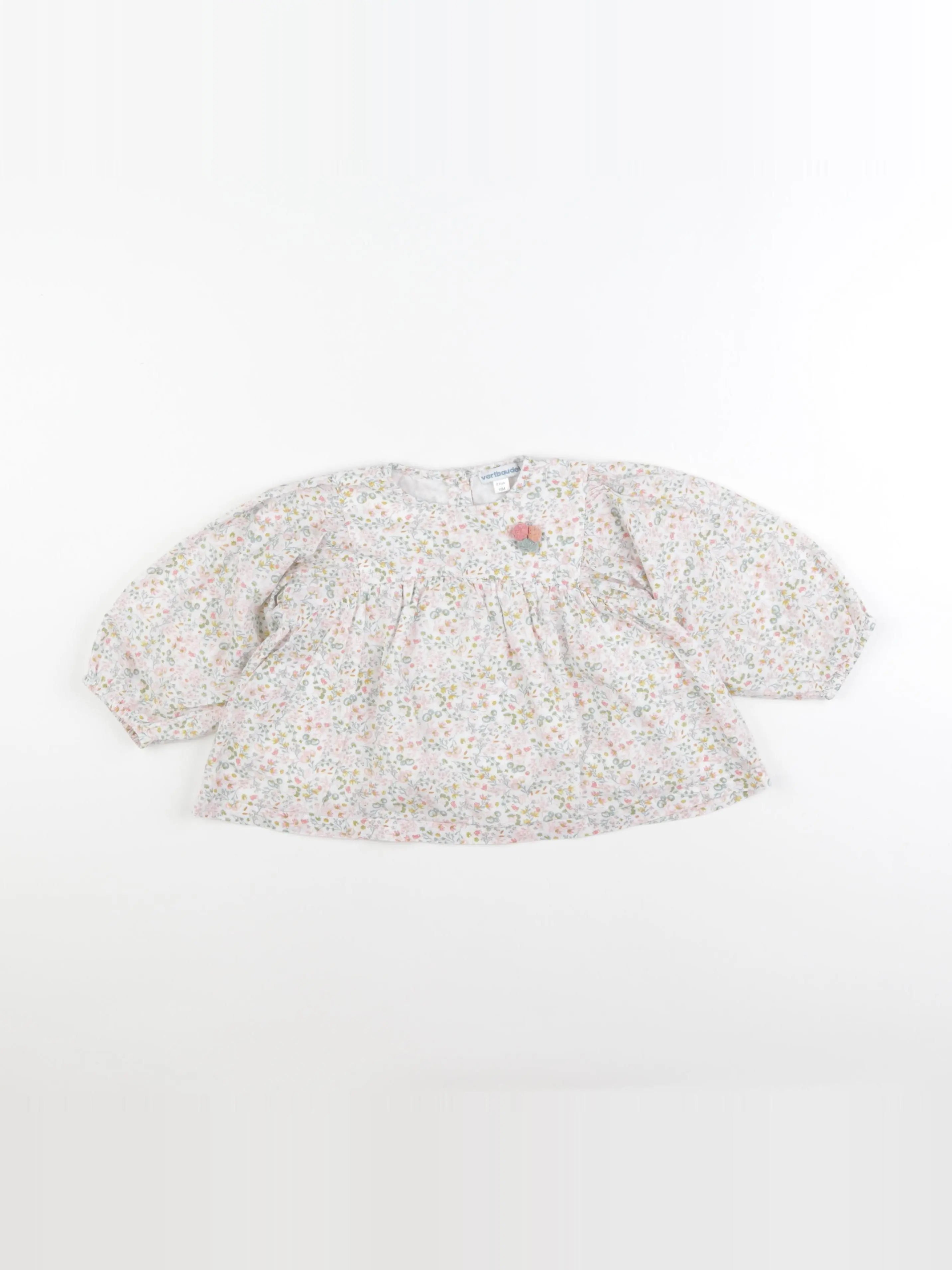 Vertbaudet - blouse blanc - 18 mois