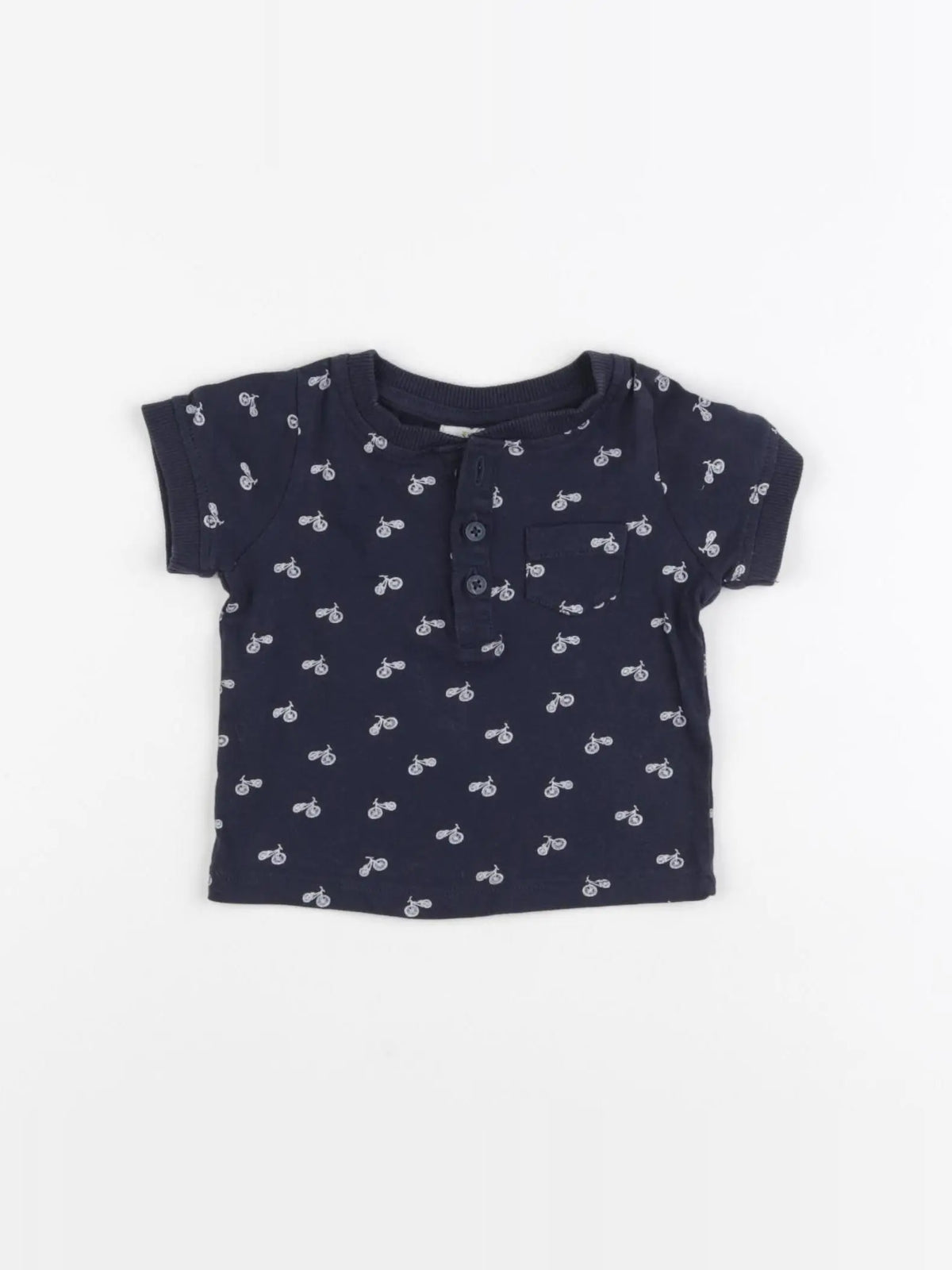 Tape à l'oeil - tee-shirt bleu - 3 mois