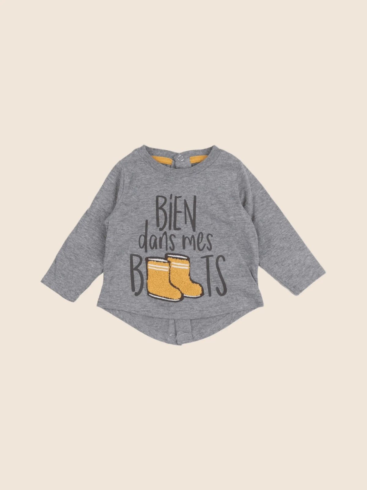 Vertbaudet - tee-shirt gris - 3 mois