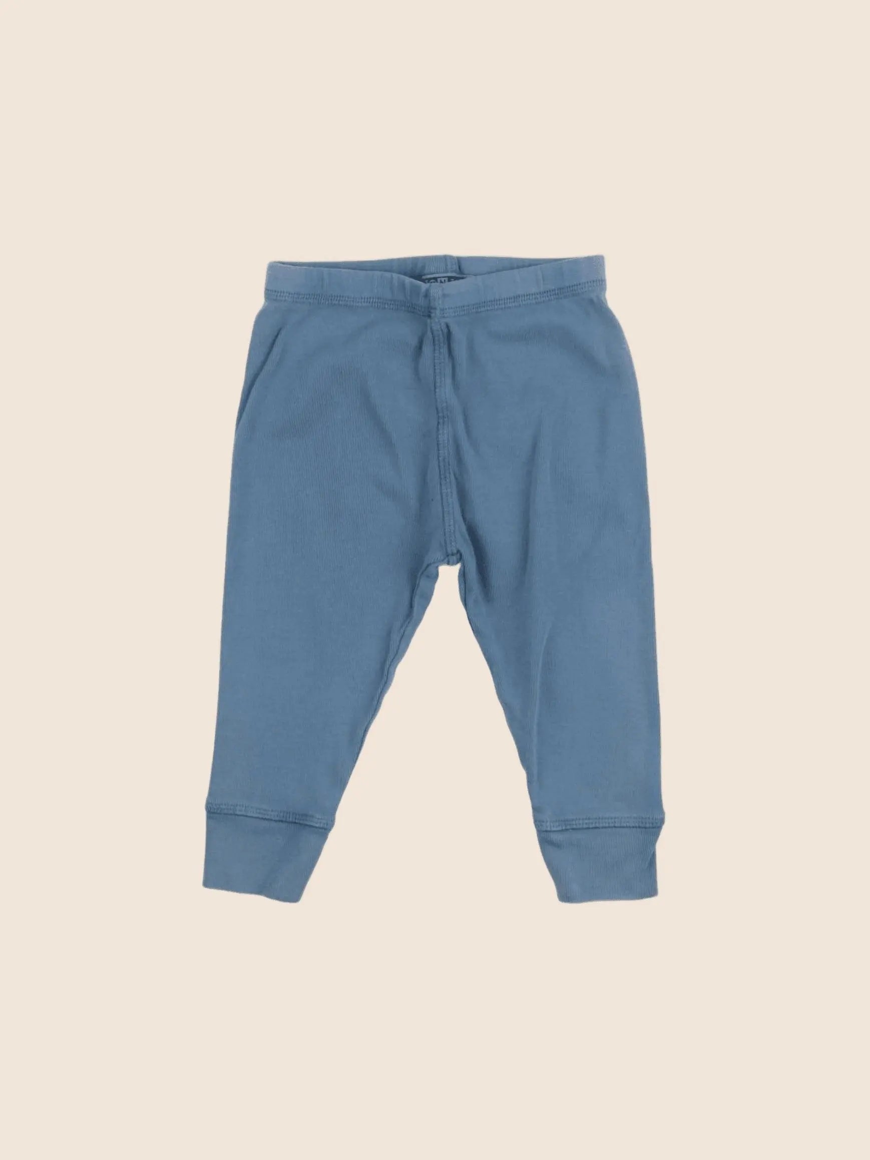 Bonton - legging bleu - 6 mois