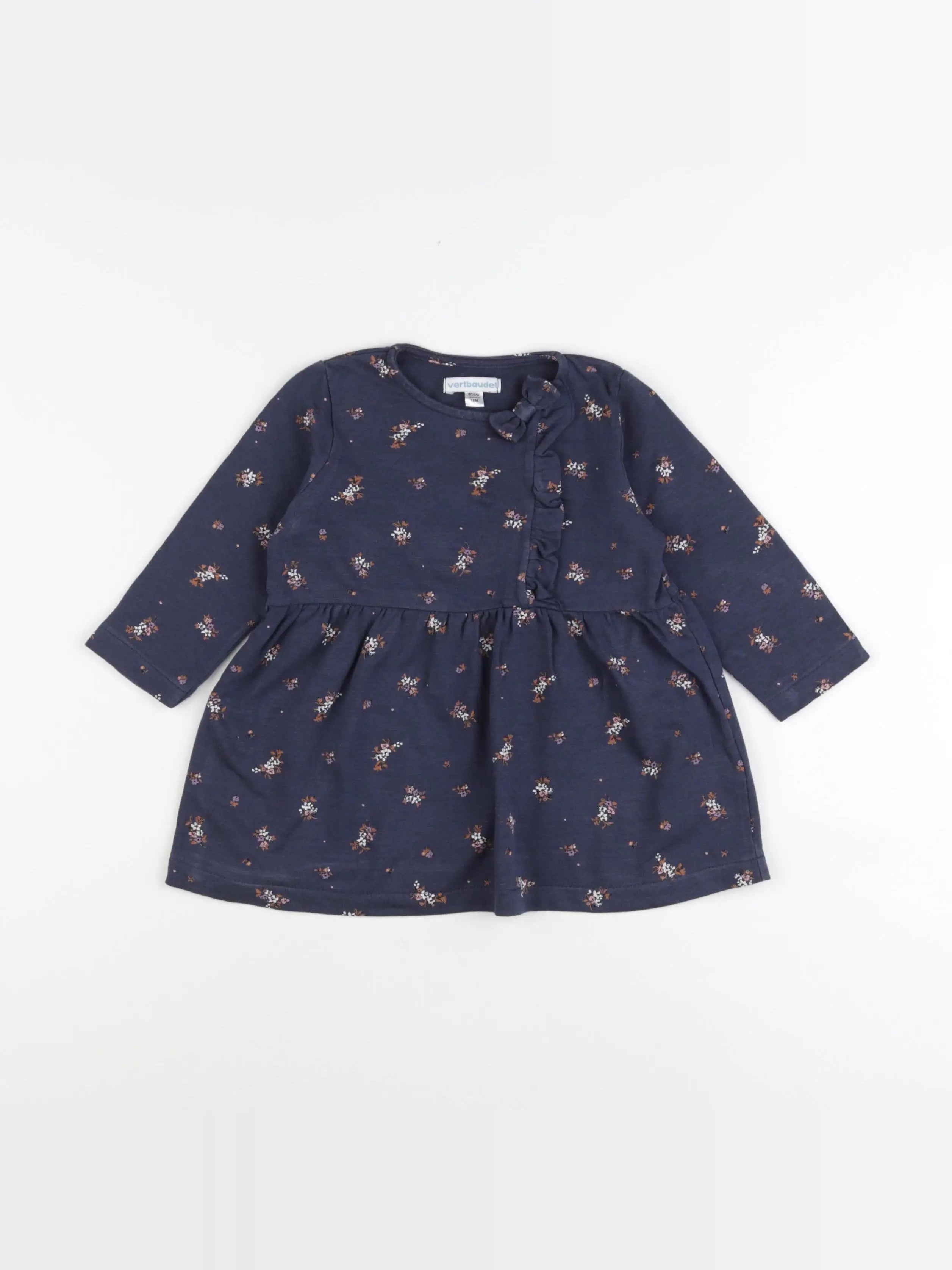 Vertbaudet - robe bleu - 18 mois