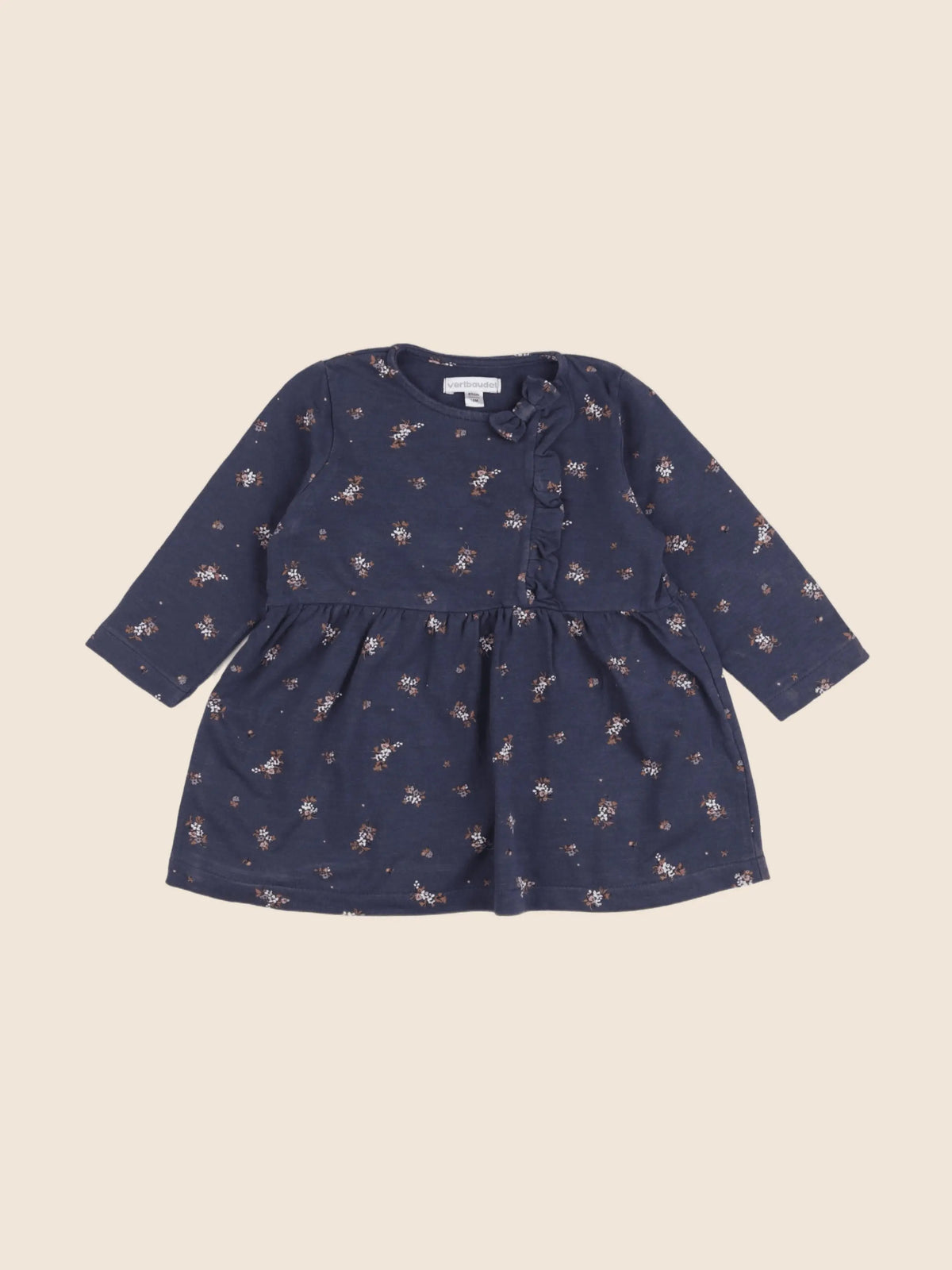 Vertbaudet - robe bleu - 18 mois