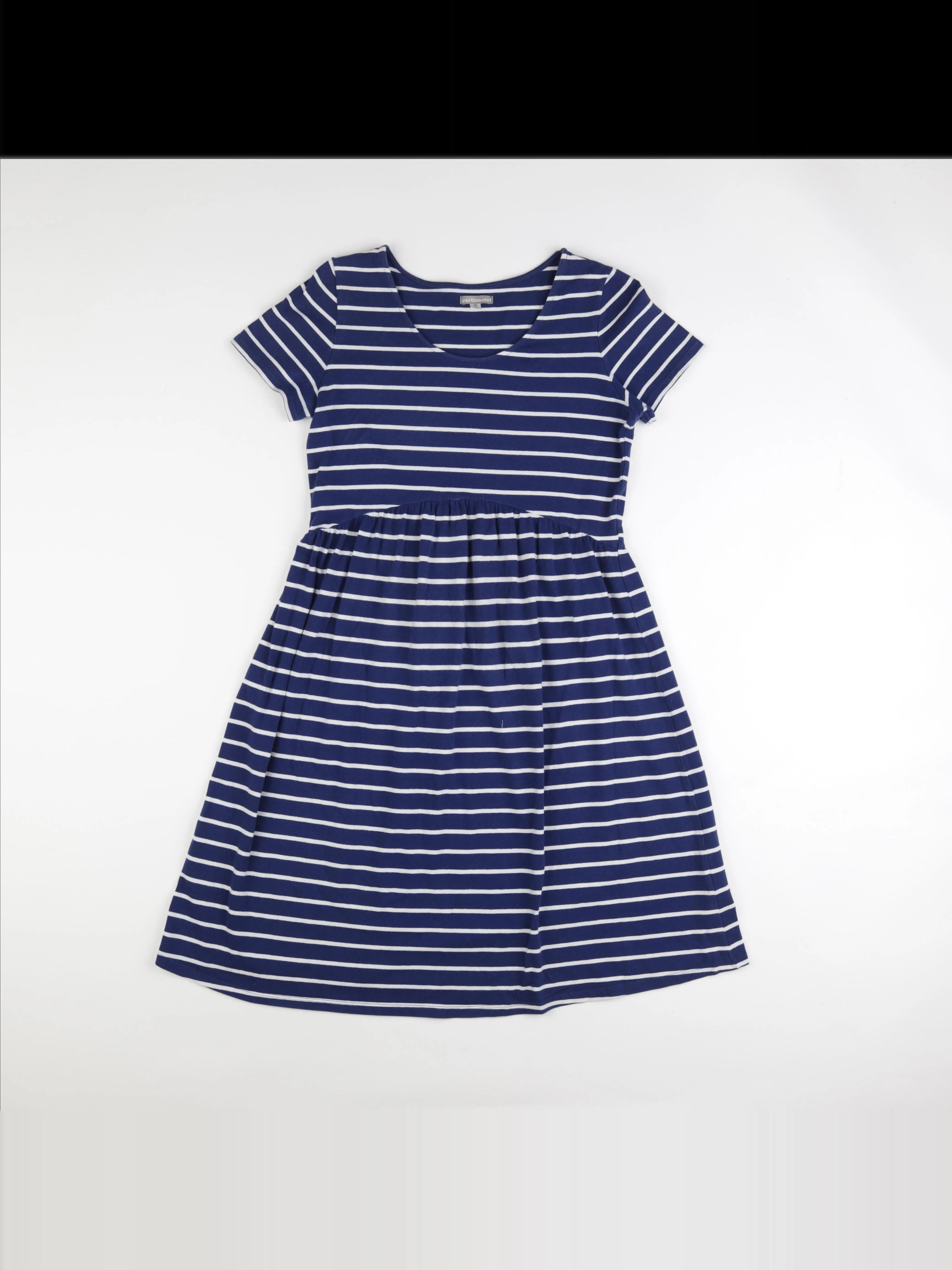 Vertbaudet - robe grossesse bleu, blanc - 34 à 36