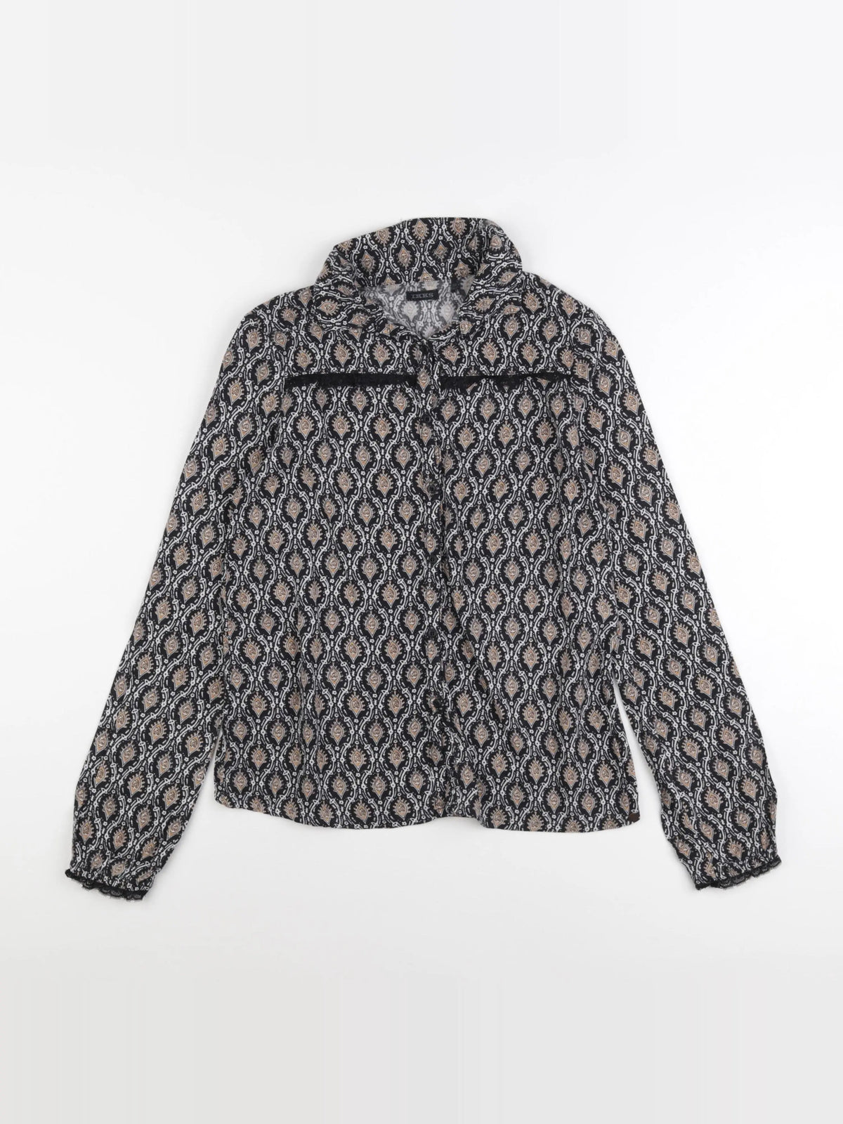 IKKS - blouse noir - 12 ans