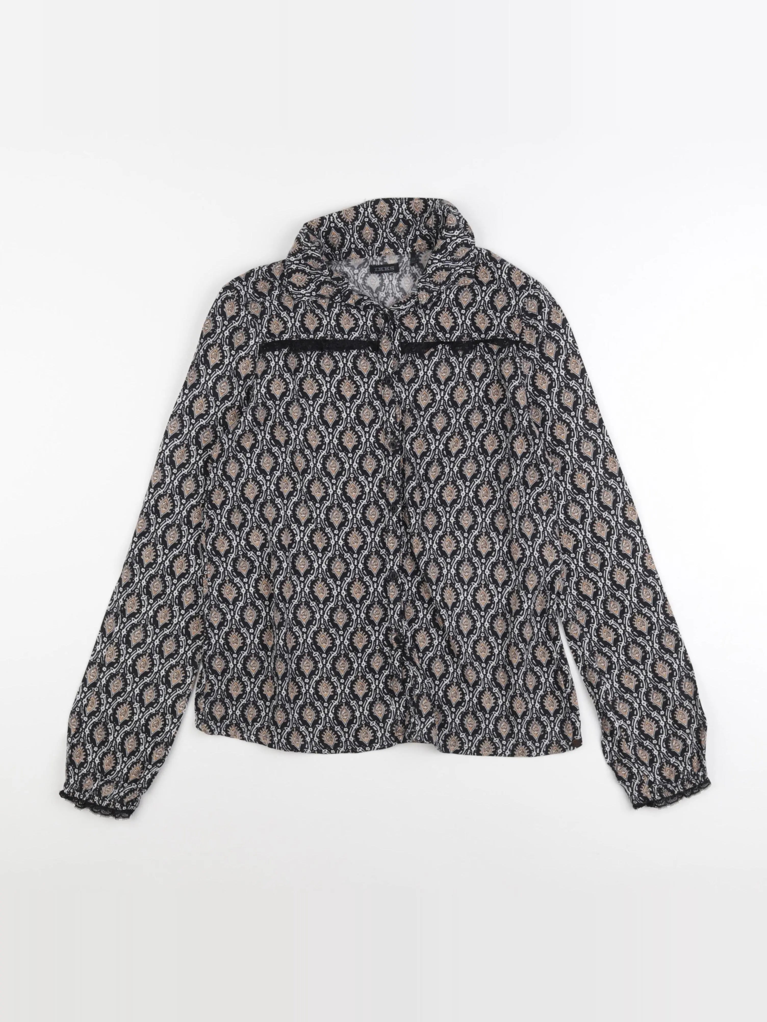 IKKS - blouse noir - 12 ans