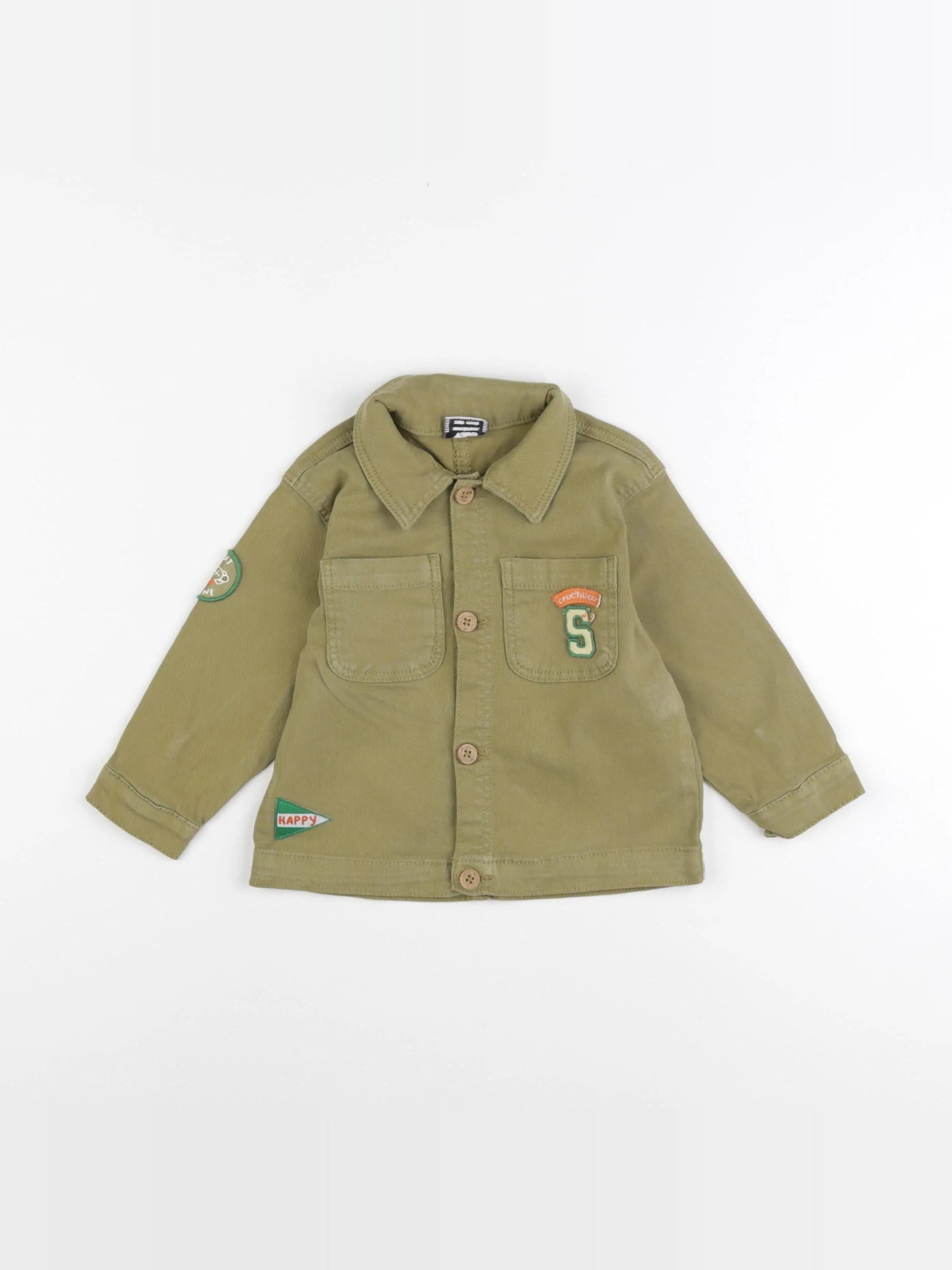 Tape à l'oeil - veste vert - 24 mois