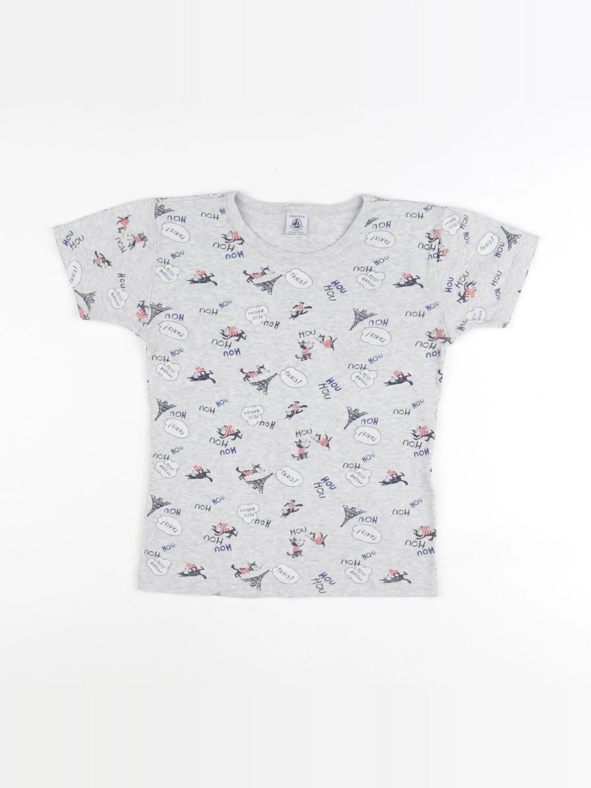 Petit Bateau - maillot de corps gris - 10 ans