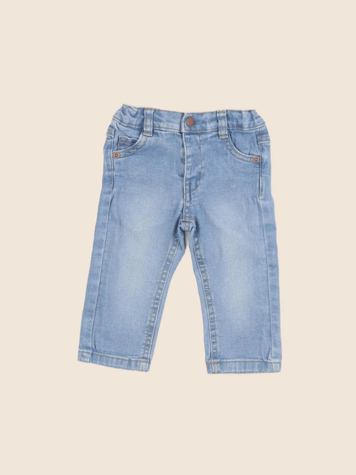 Vertbaudet - jean bleu - 9 mois