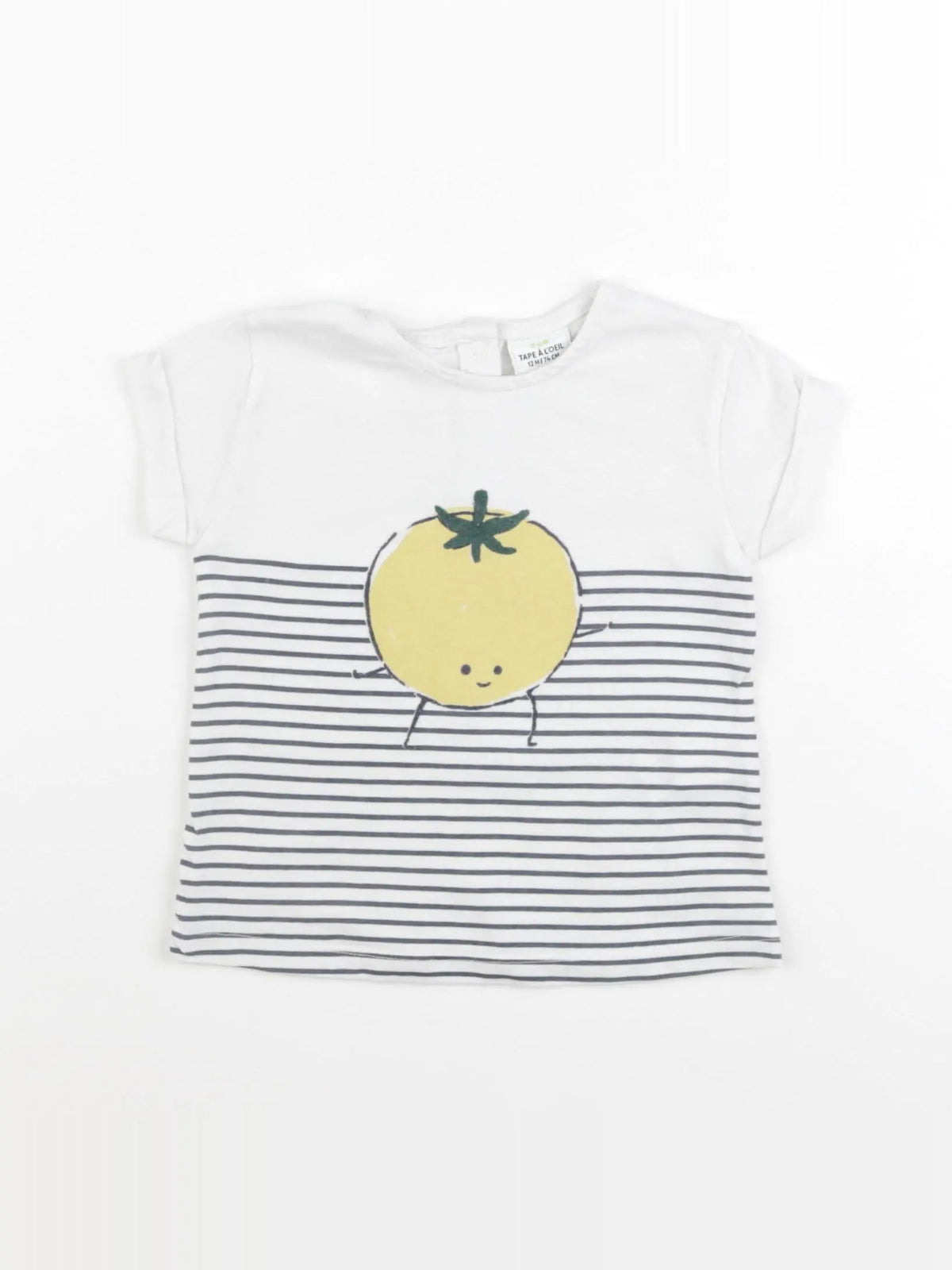 Tape à l'oeil - tee-shirt blanc - 12 mois