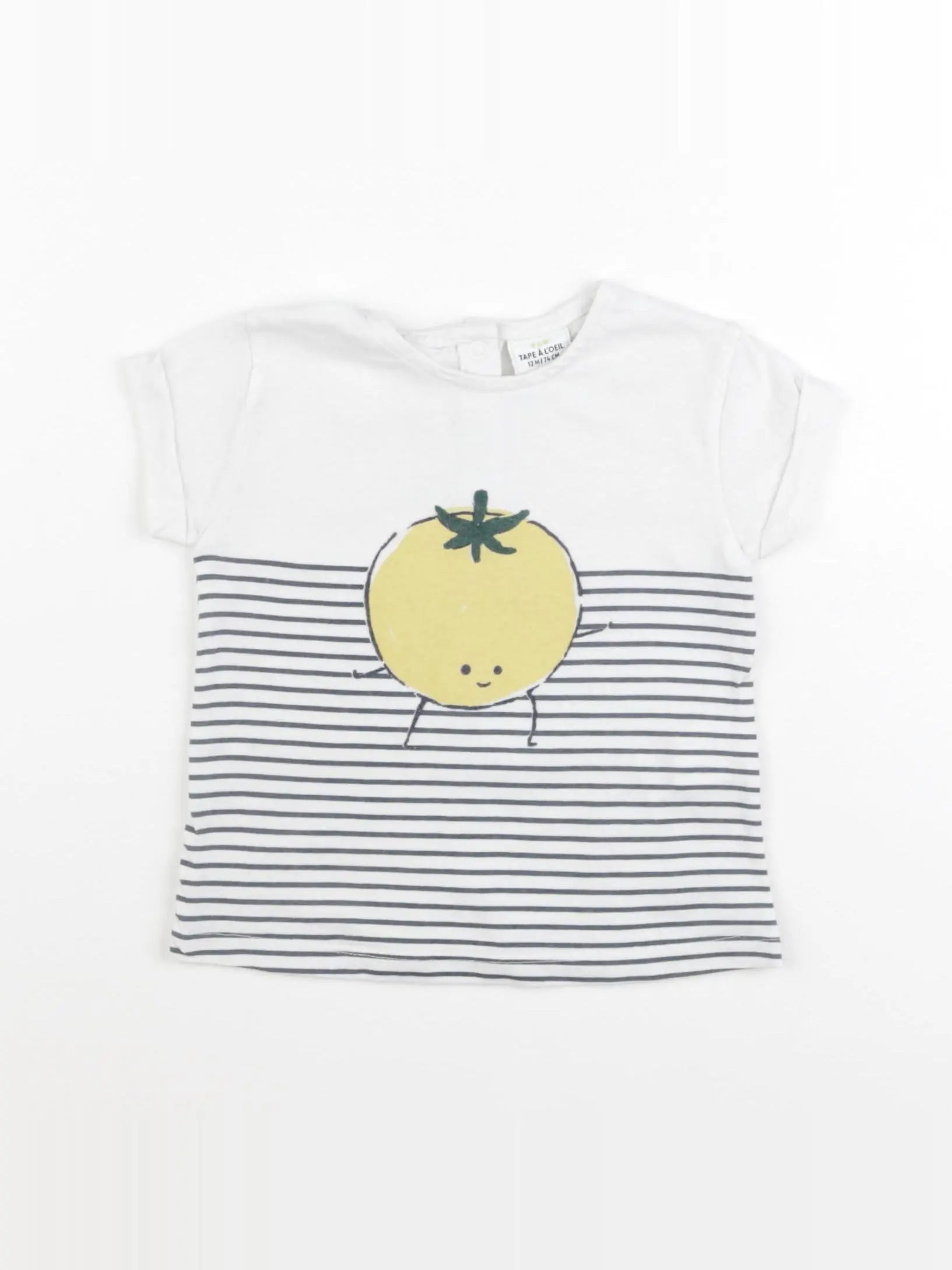 Tape à l'oeil - tee-shirt blanc - 12 mois