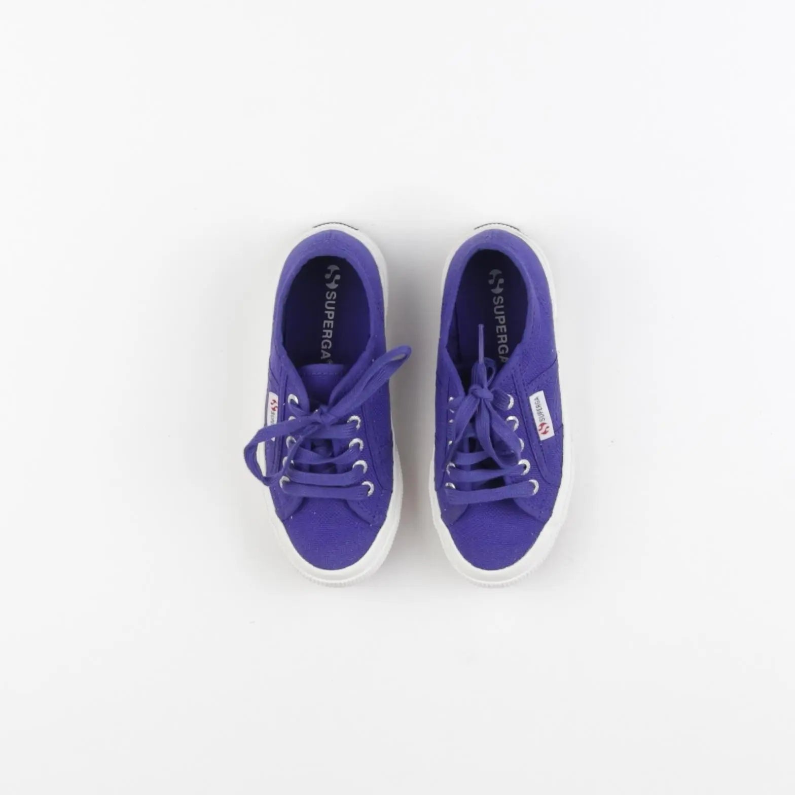Superga - tennis à scratch/ lacets bleu - pointure 28