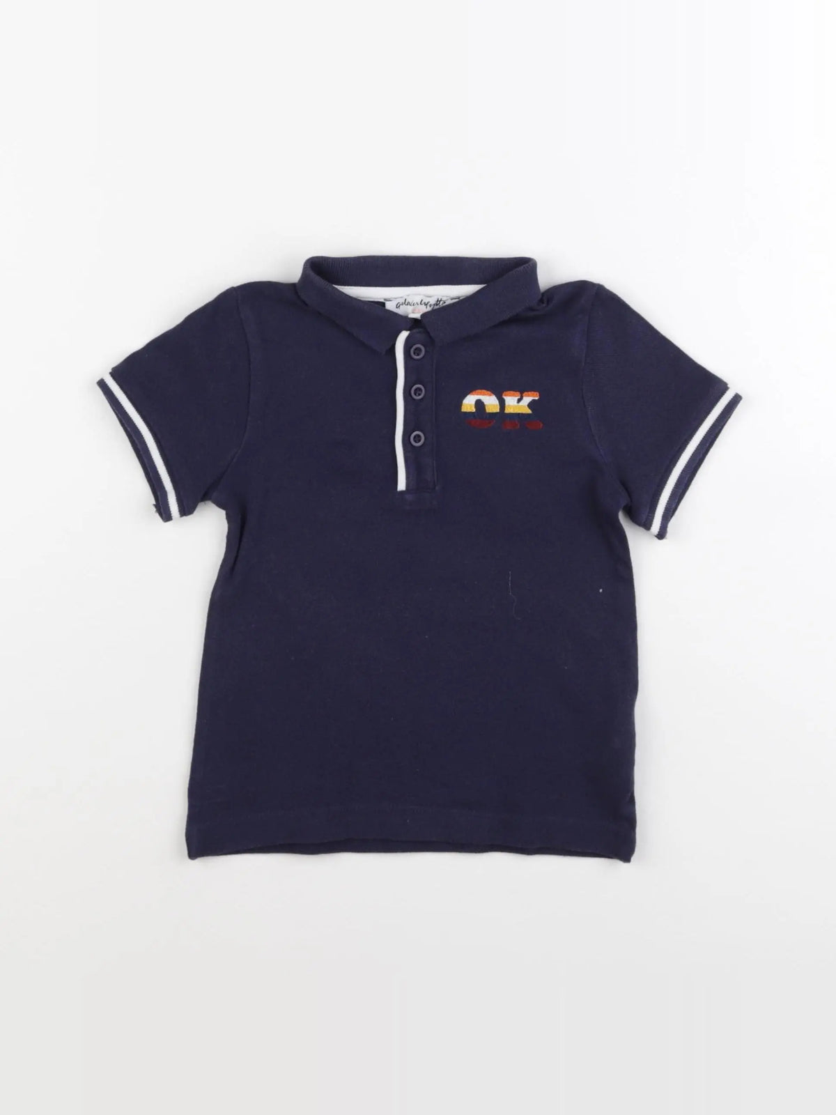 Galeries Lafayette - polo bleu - 3 ans