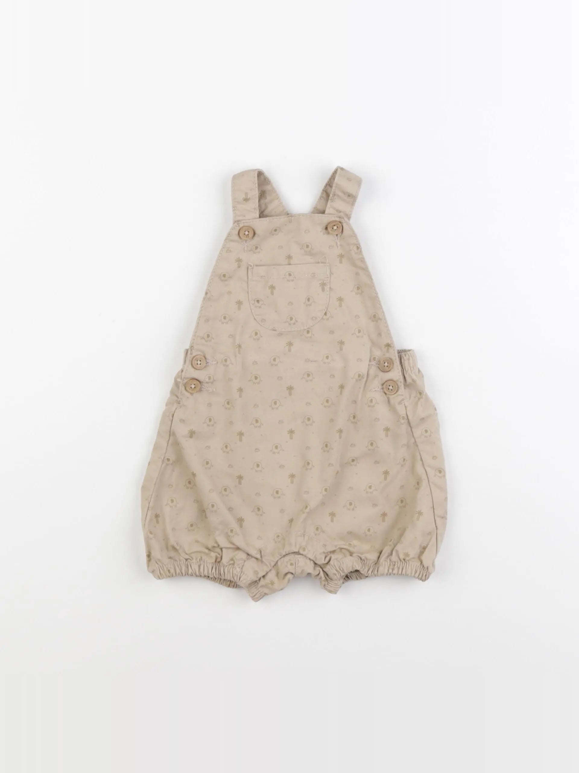 Tape à l'oeil - combinaison beige - 3 mois