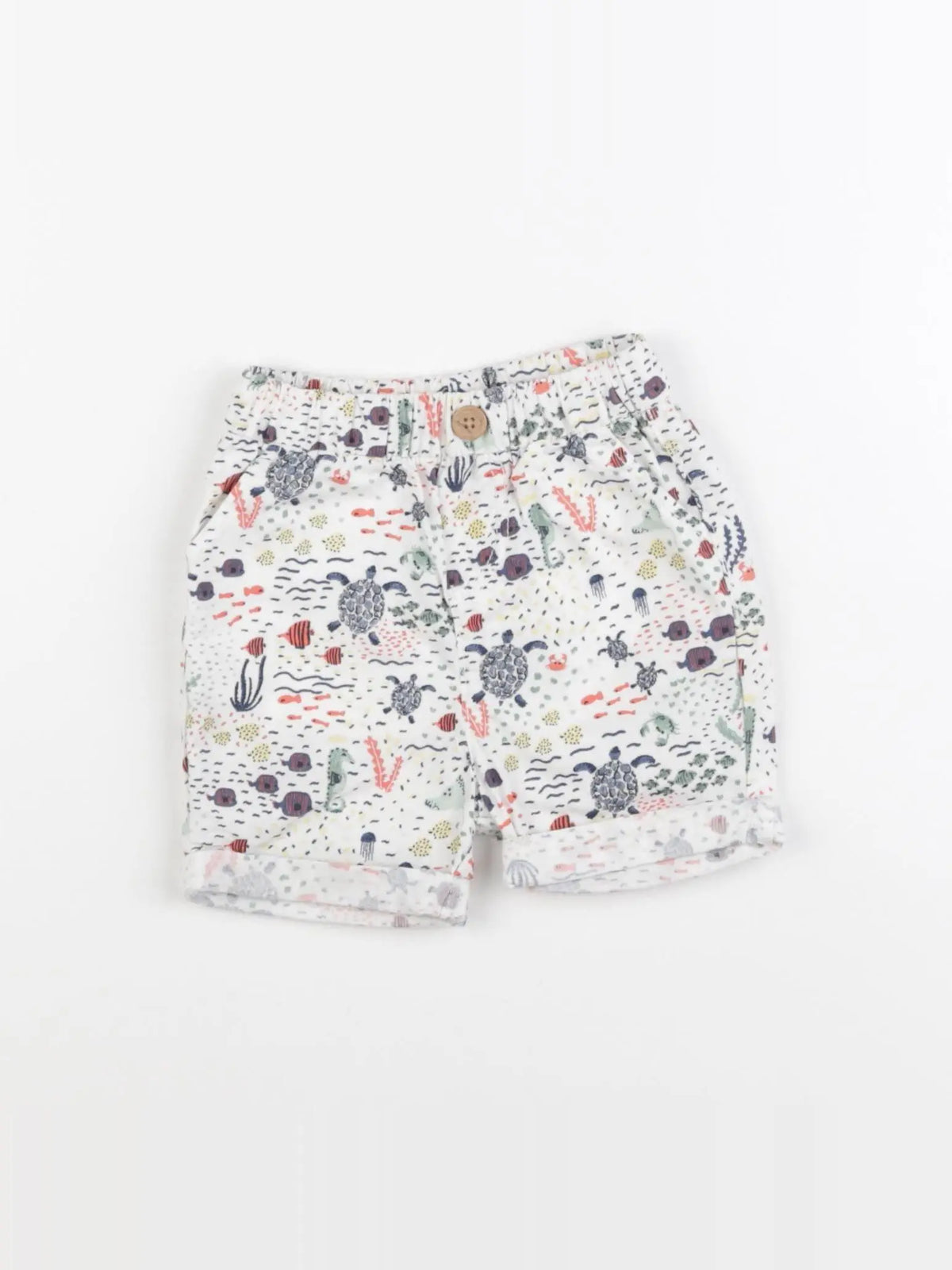 Tape à l'oeil - short blanc - 6 mois