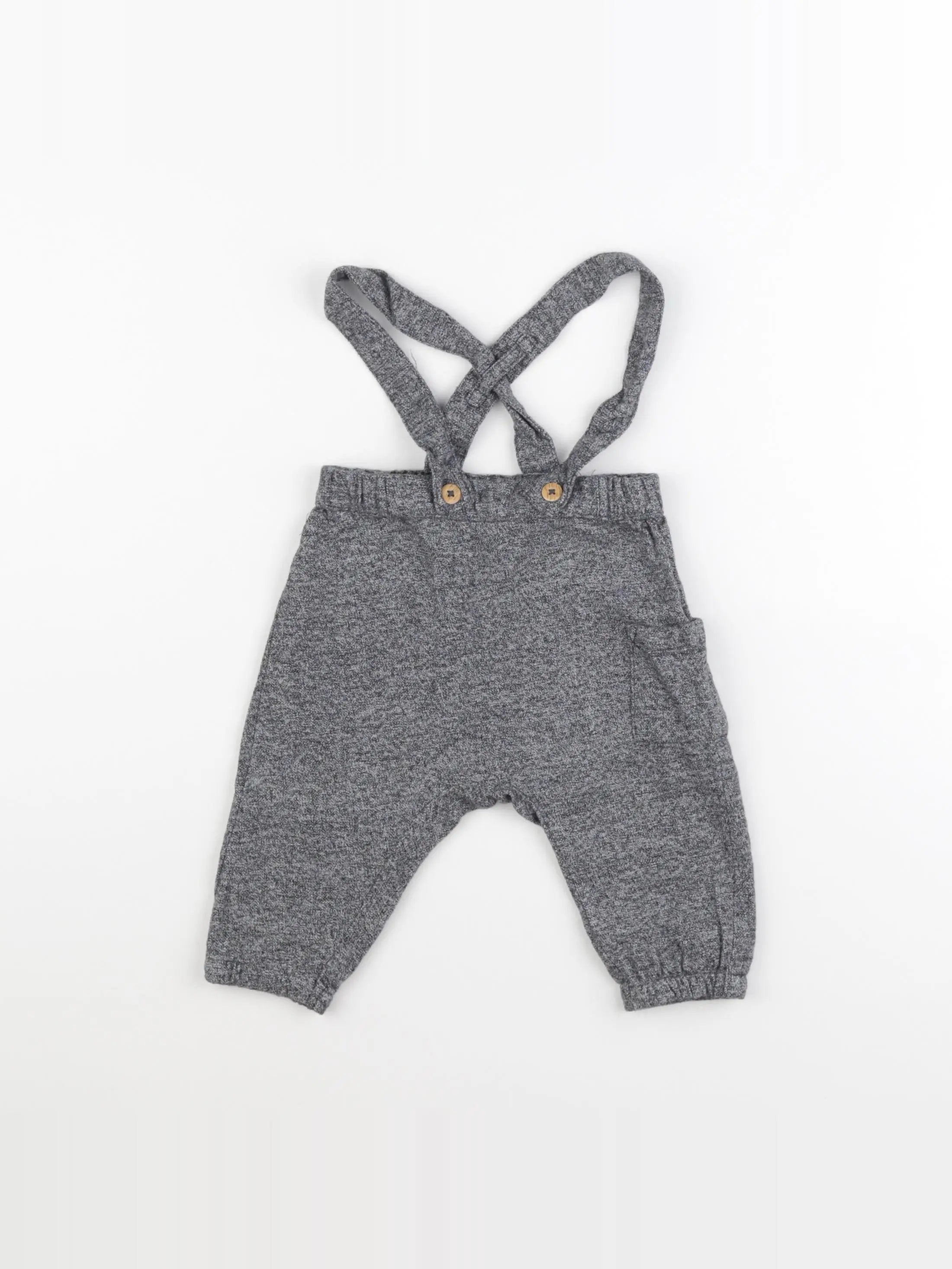 H&M - pantalon bleu - 3/6 mois