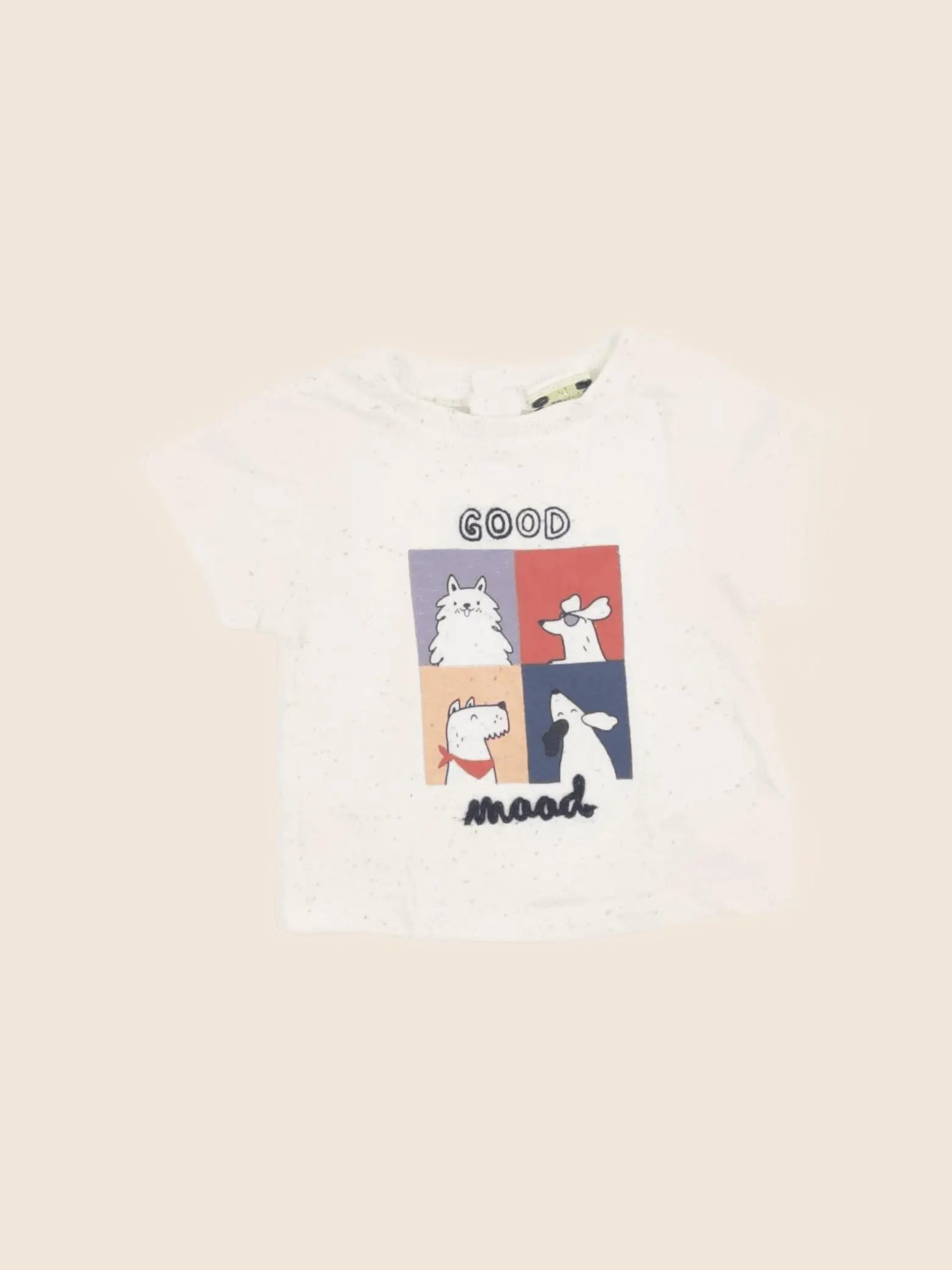 Tape à l'oeil - tee-shirt beige - 3 mois