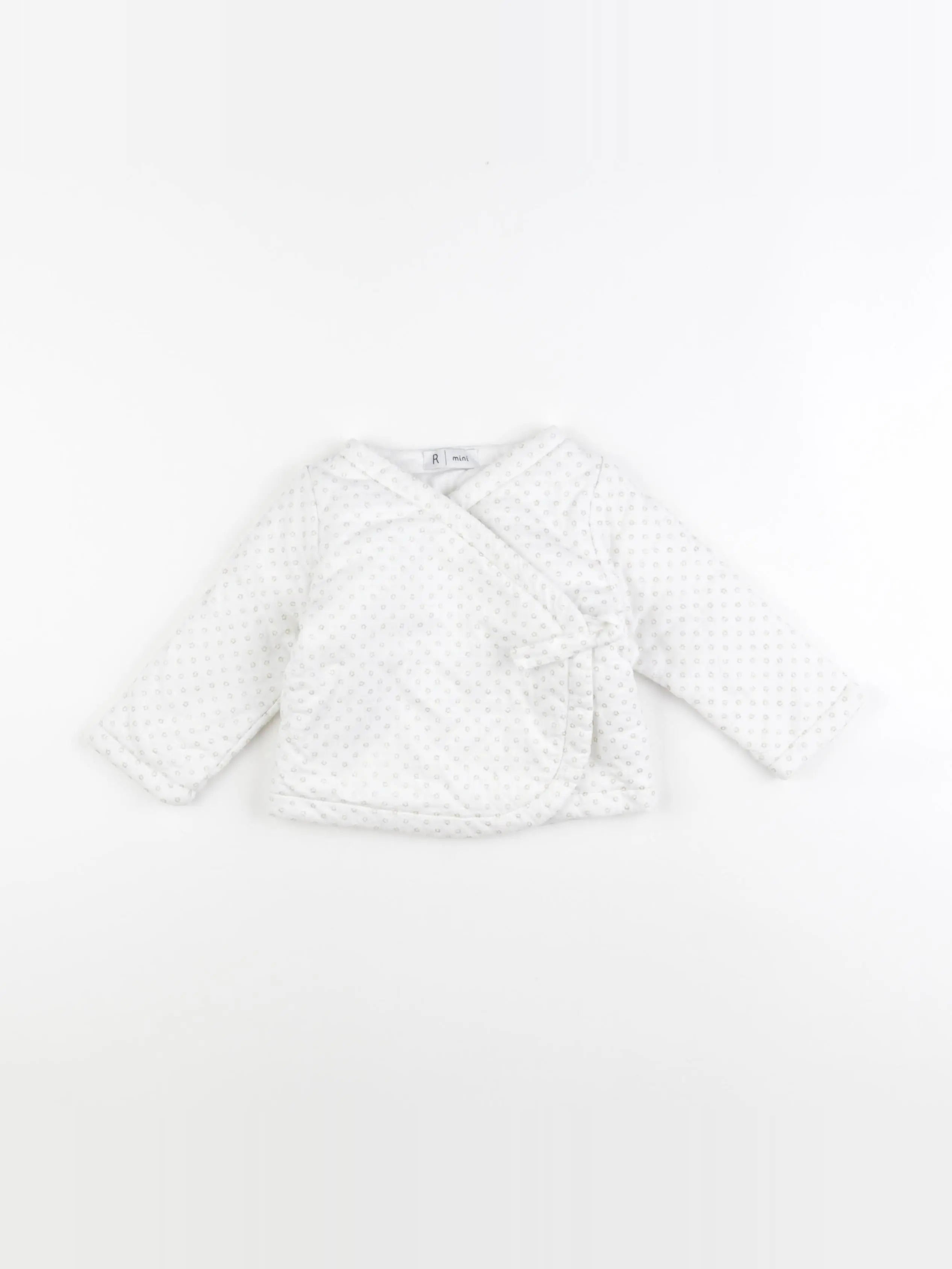 La Redoute - sweat blanc, or - 9 mois
