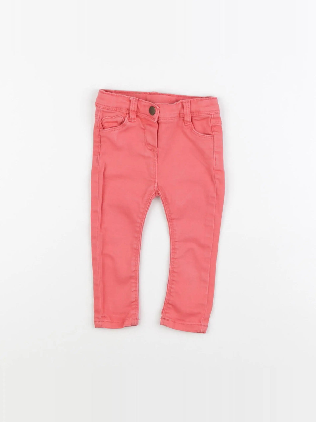 Tape à l'oeil - pantalon orange - 6 mois