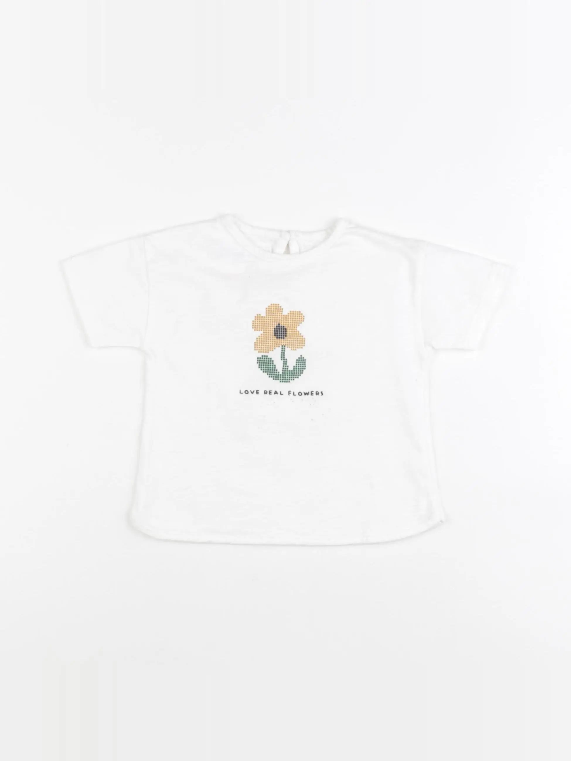 Zara - tee-shirt blanc - 3/6 mois