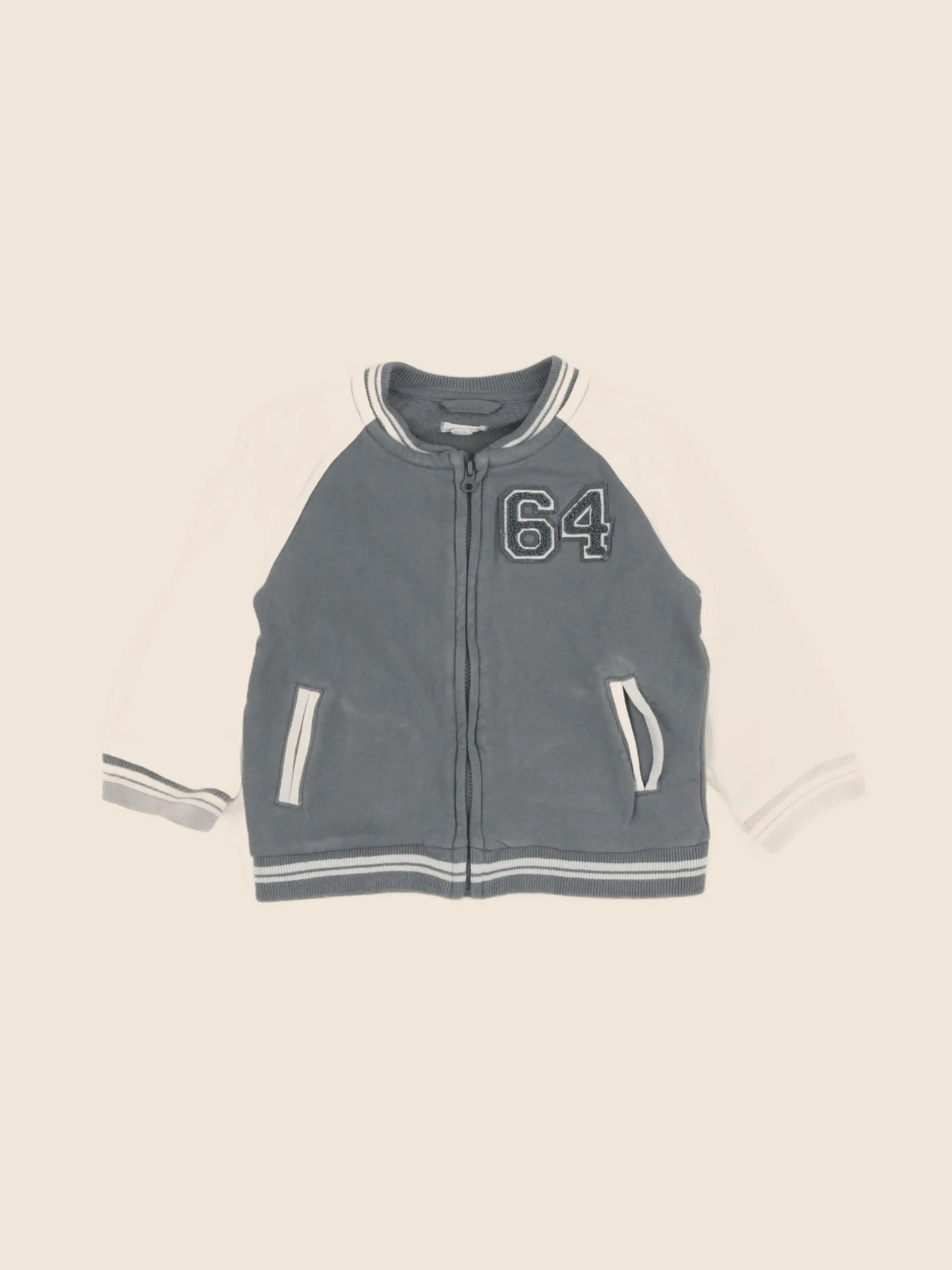 Vertbaudet - sweat vert - 24 mois
