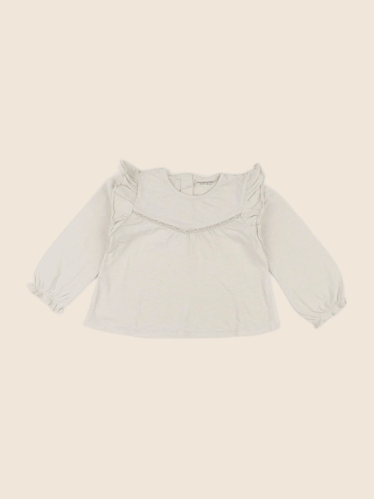 Vertbaudet - blouse beige - 2 ans