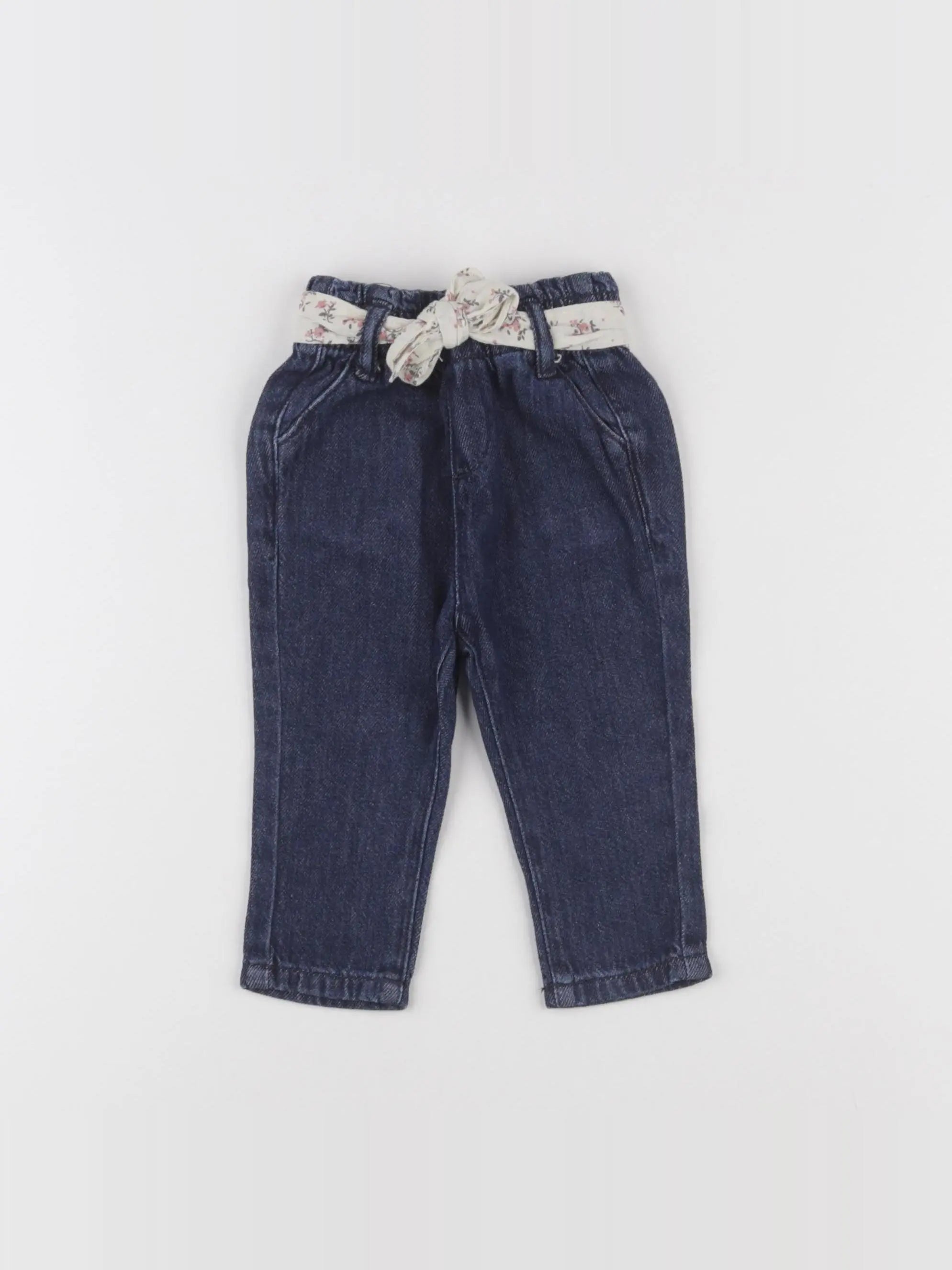 Vertbaudet - jegging bleu - 6 mois