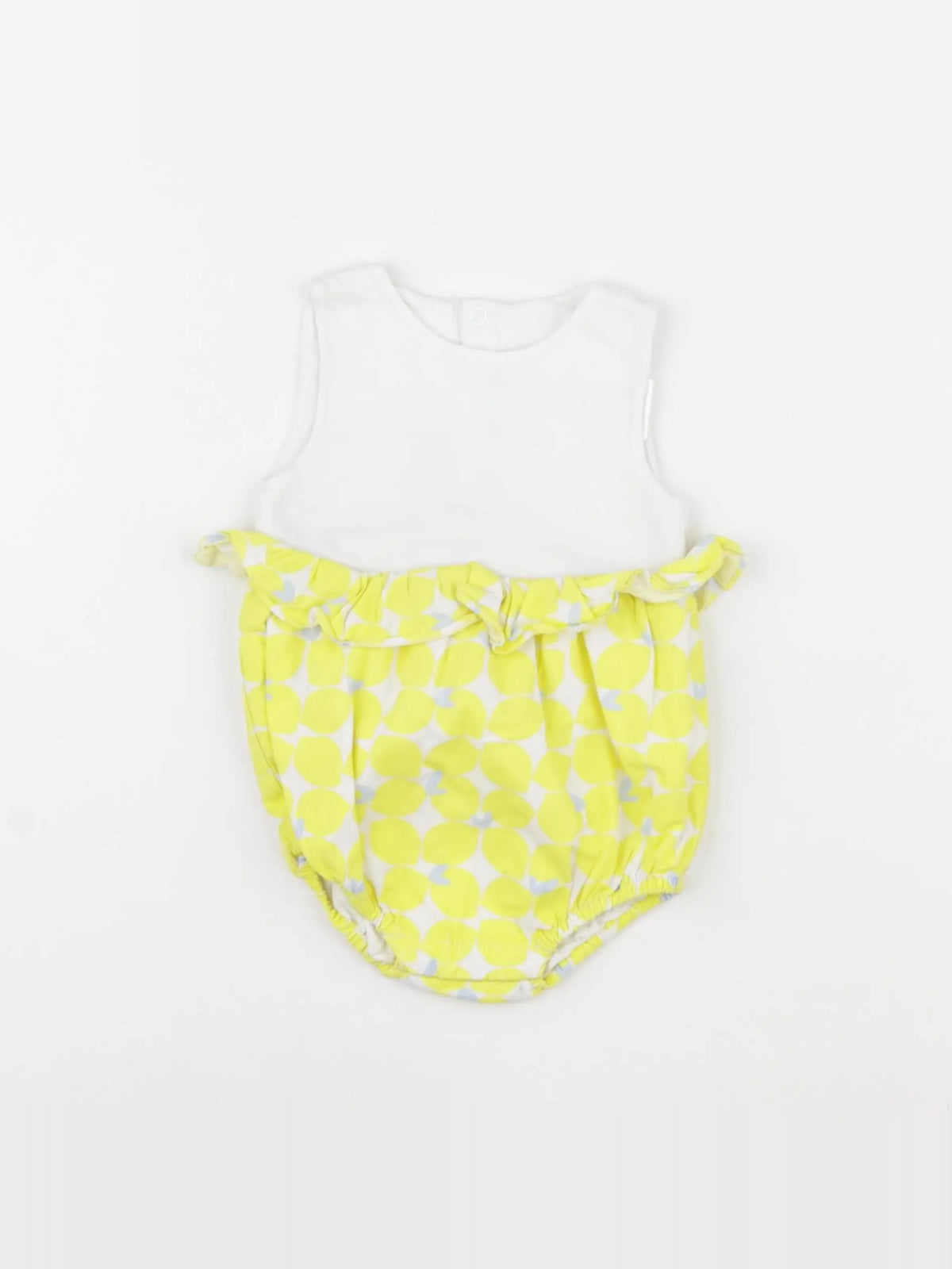 Jacadi - combinaison jaune - 6 mois