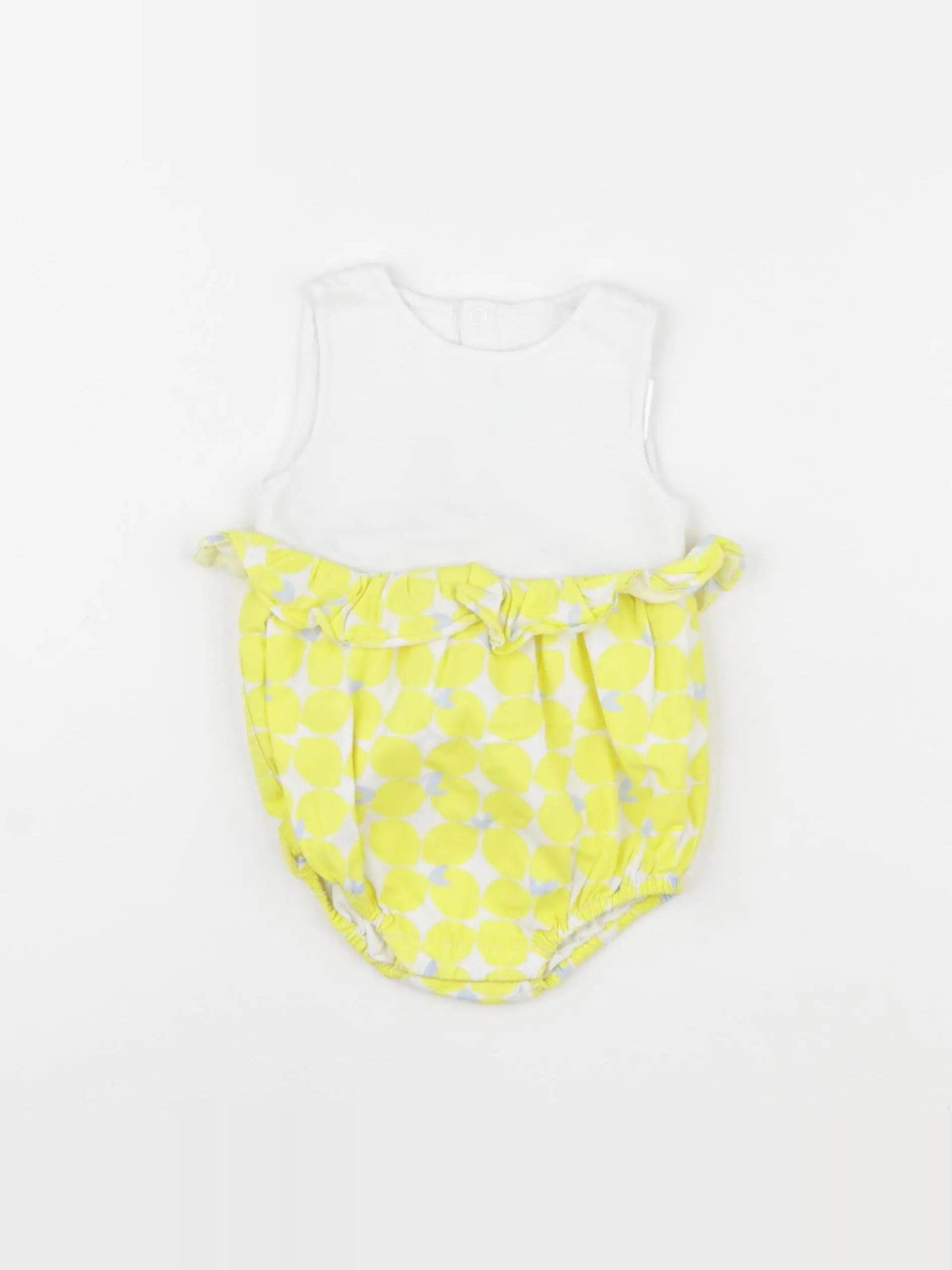Jacadi - combinaison jaune - 6 mois