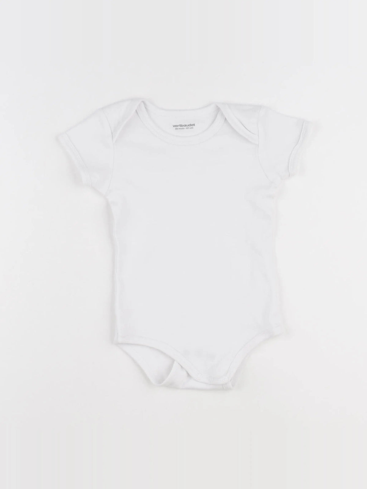 Vertbaudet - body blanc - 36 mois