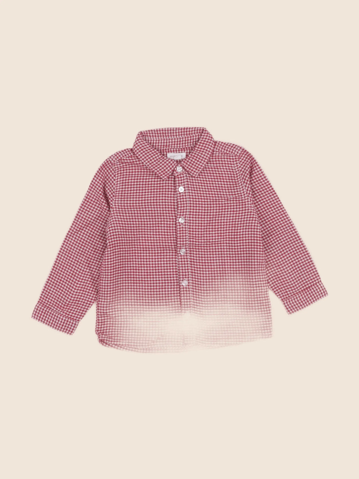 Vertbaudet - chemise rouge - 2 ans