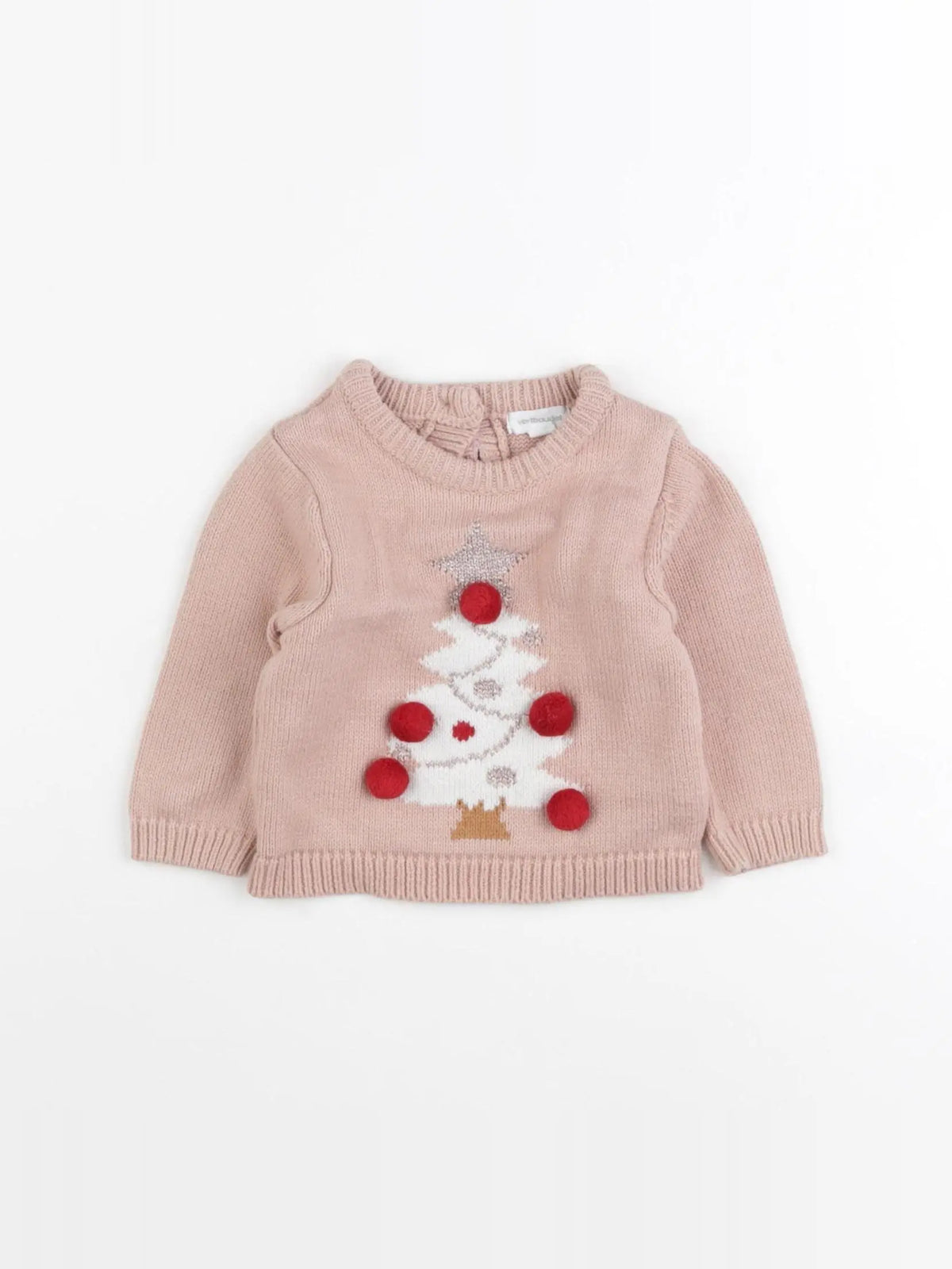 Vertbaudet - pull rose - 3 mois