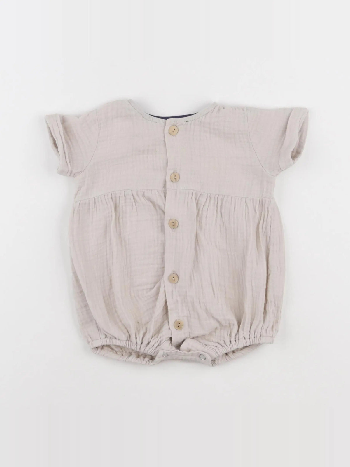 Frangin Frangine - combinaison beige - 6/9 mois