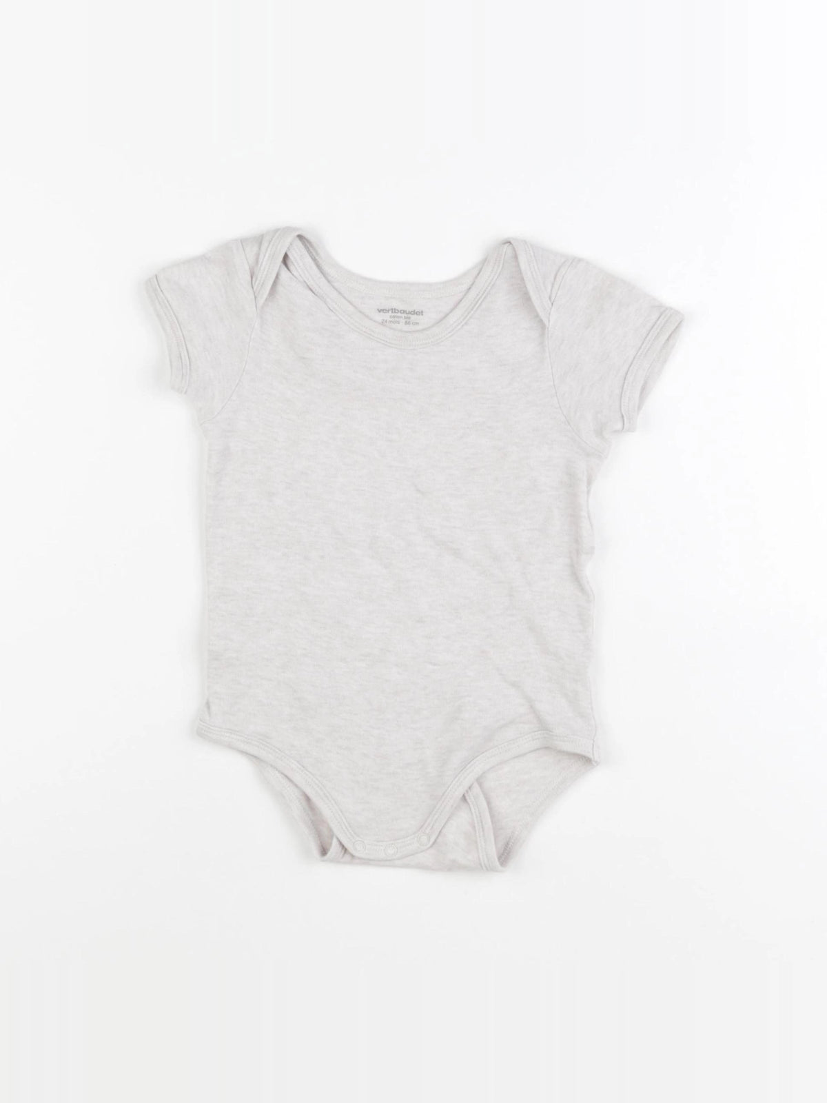 Vertbaudet - body beige - 24 mois