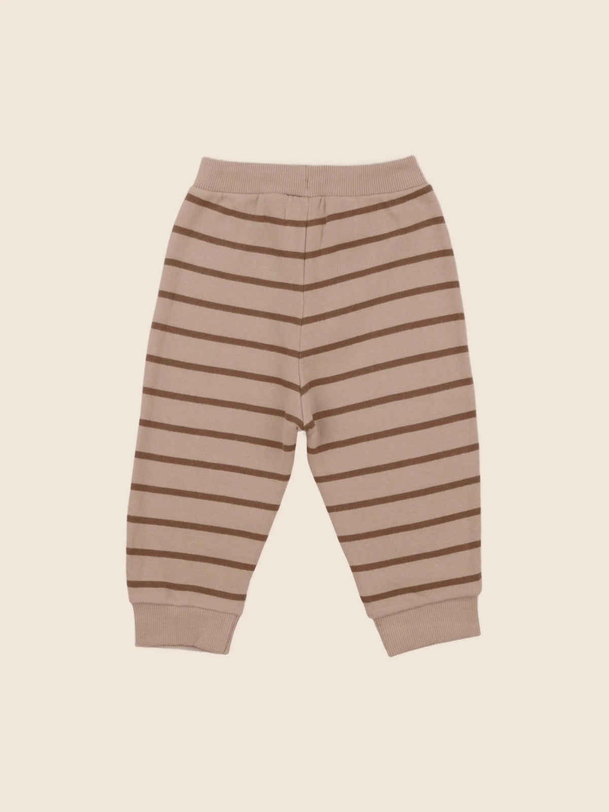 Jogging rayé marron