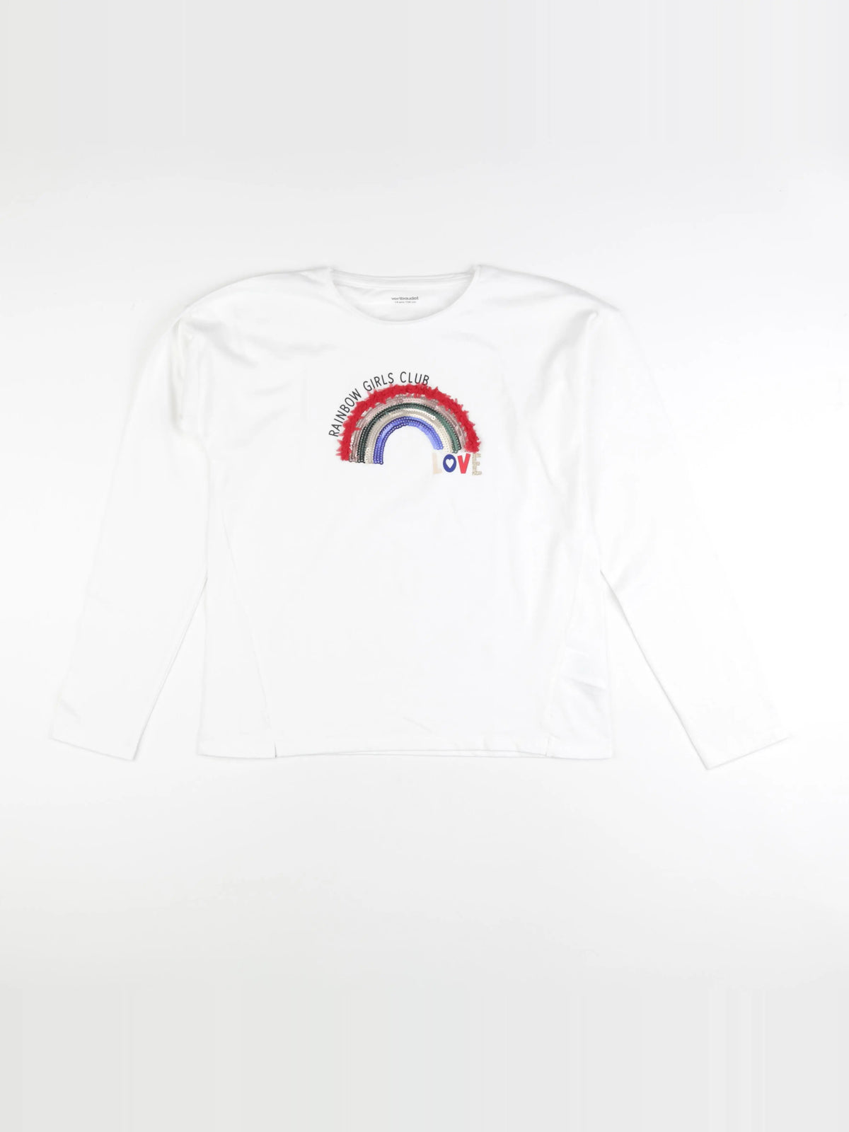 Vertbaudet - tee-shirt blanc - 14 ans