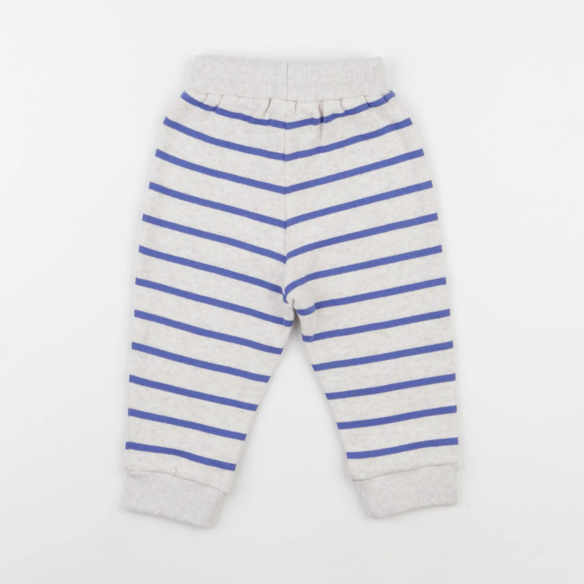 Jogging rayé bleu