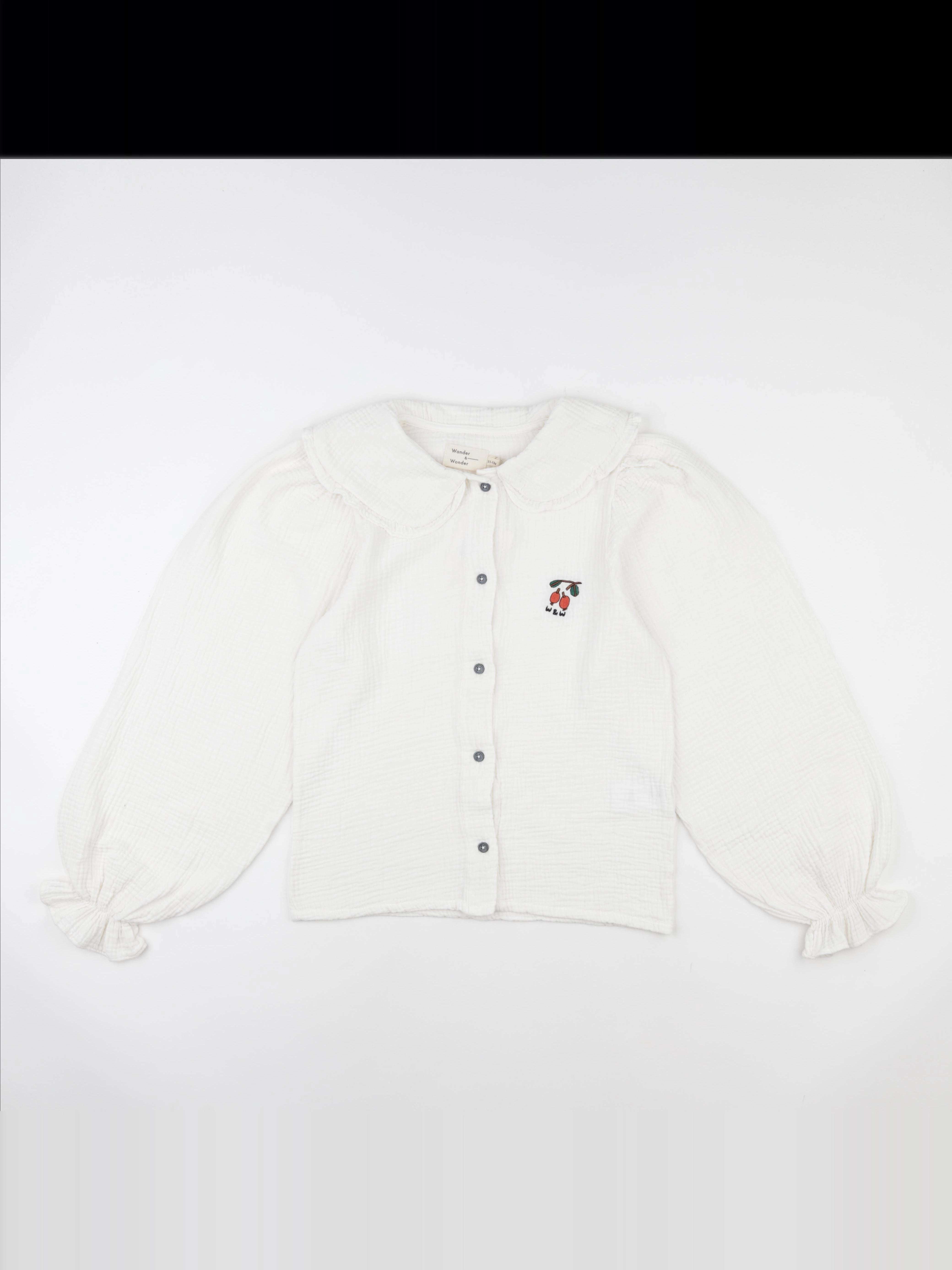 Blouse Peter Pan blanc