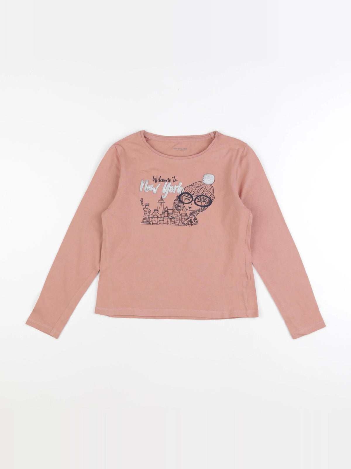 Vertbaudet - tee-shirt rose - 8 ans