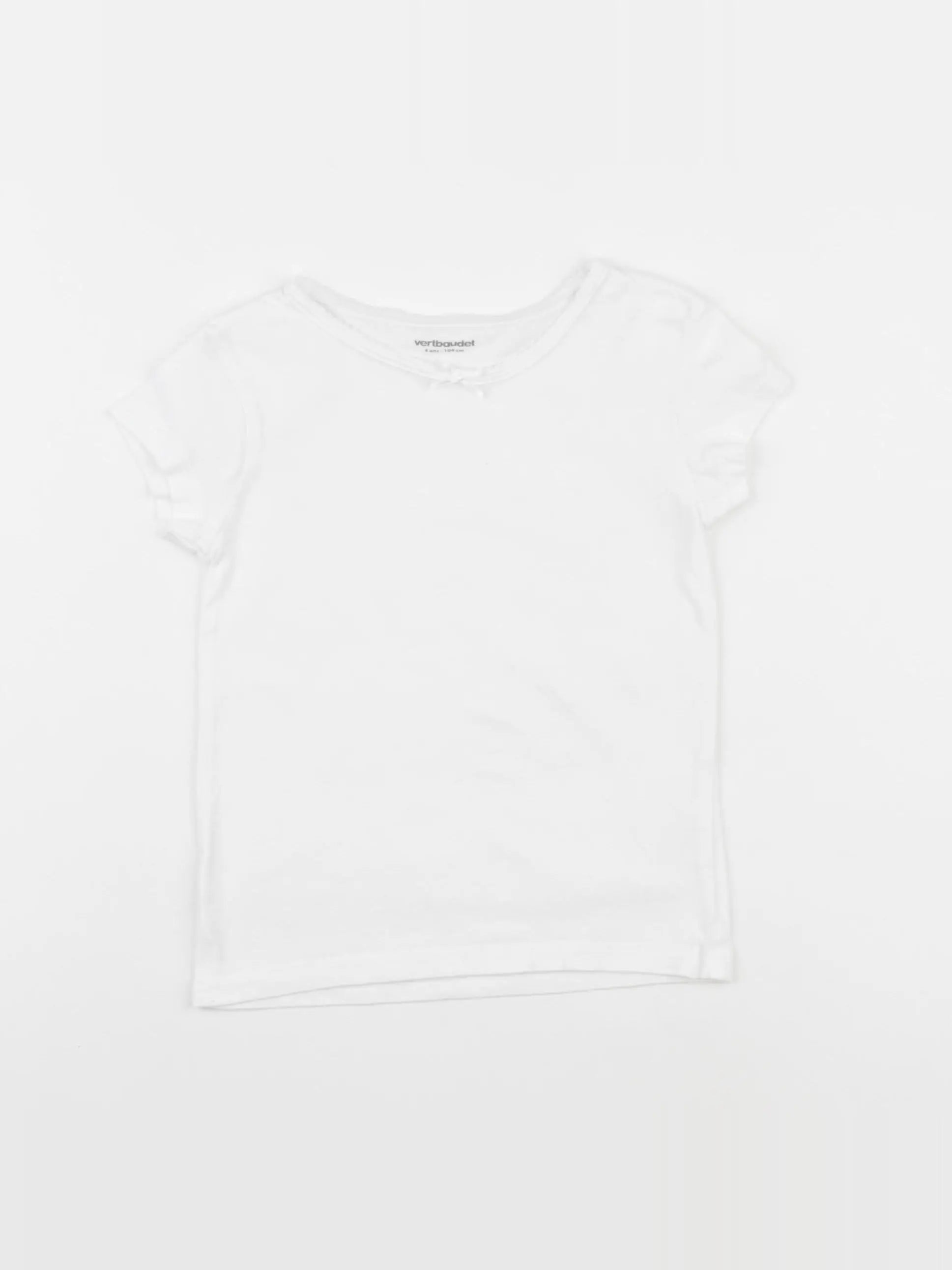 Vertbaudet - maillot de corps blanc - 4 ans