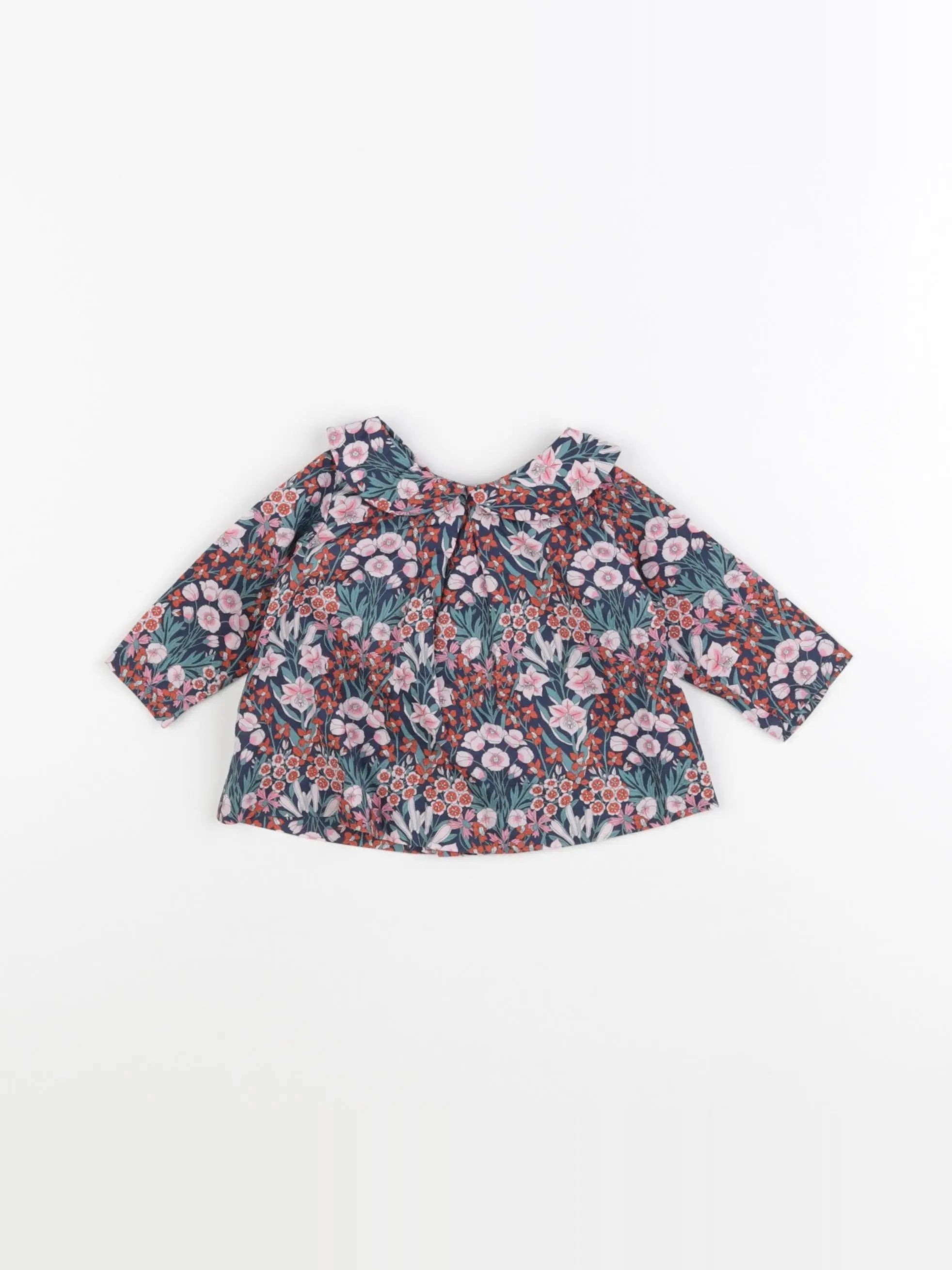 Jacadi - blouse liberty multicolore - 1 mois