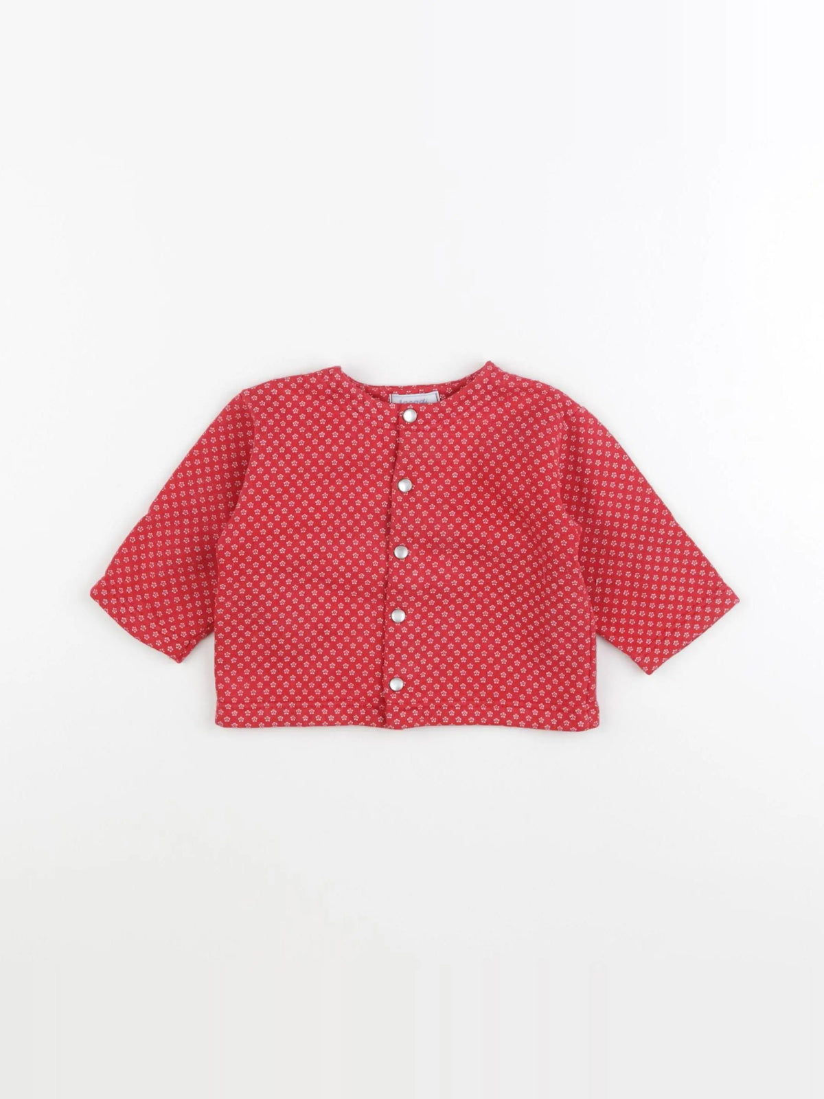 Jacadi - gilet rouge - 6 mois