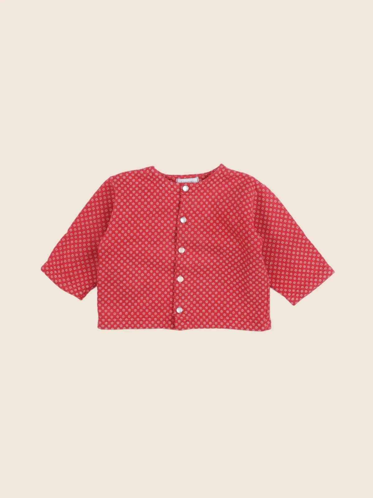 Jacadi - gilet rouge - 6 mois