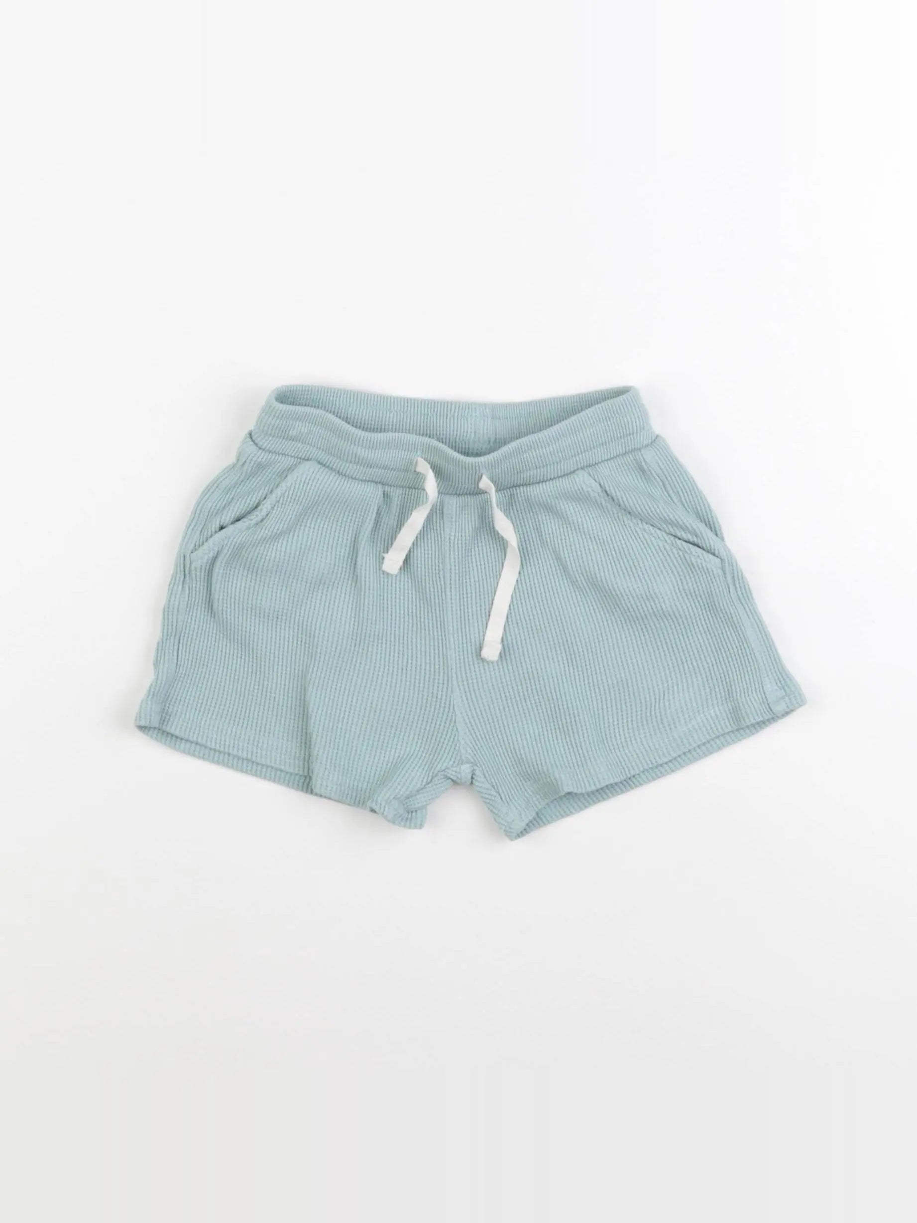H&M - short vert - 9/12 mois