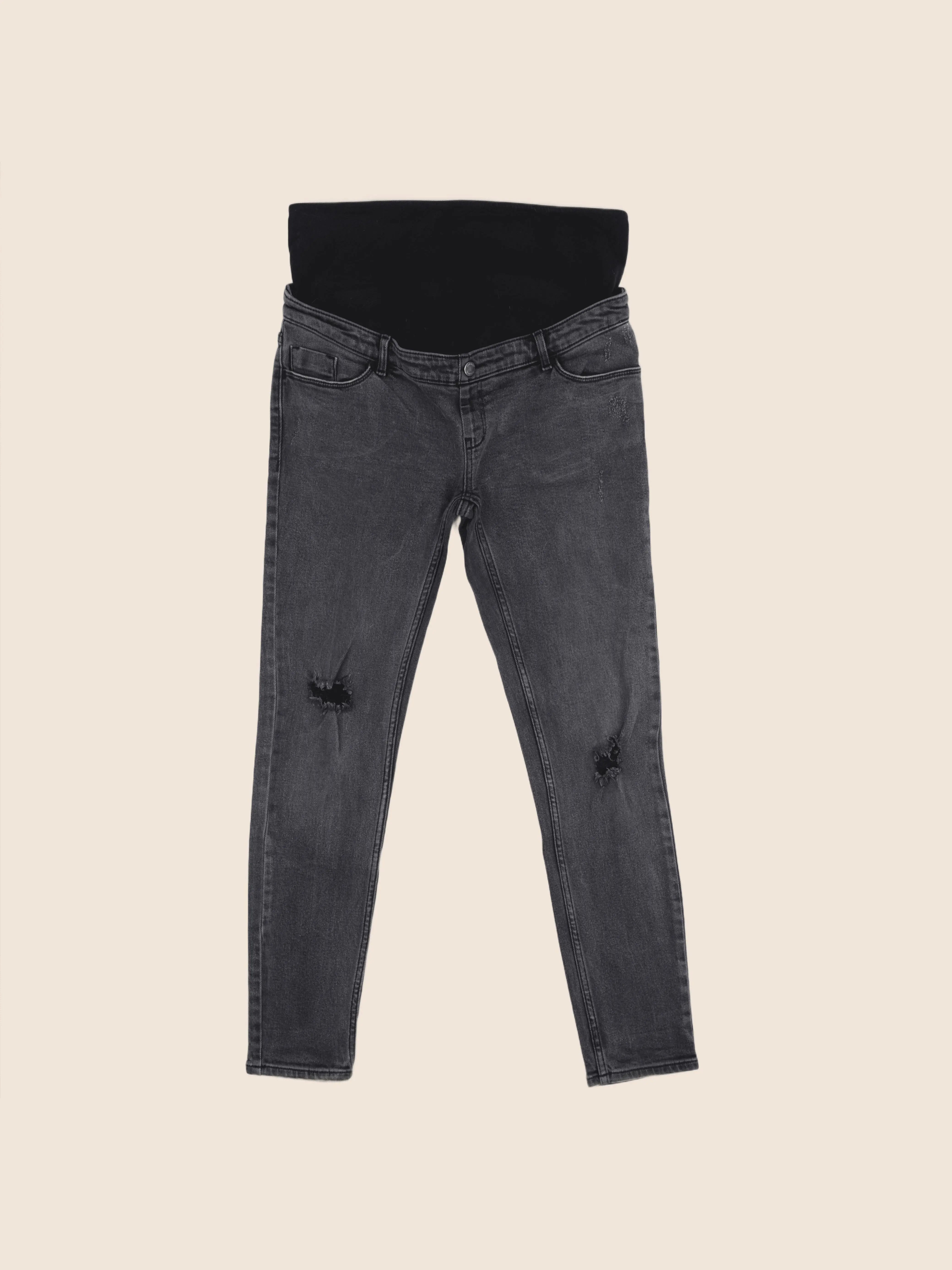 Kiabi - jean grossesse gris - 42