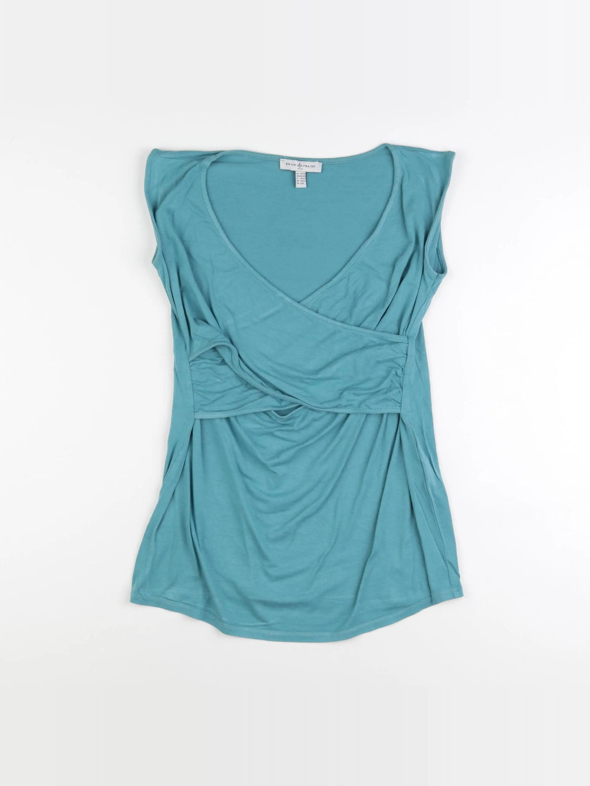 Envie de fraise - tee-shirt grossesse bleu - 38 à 40
