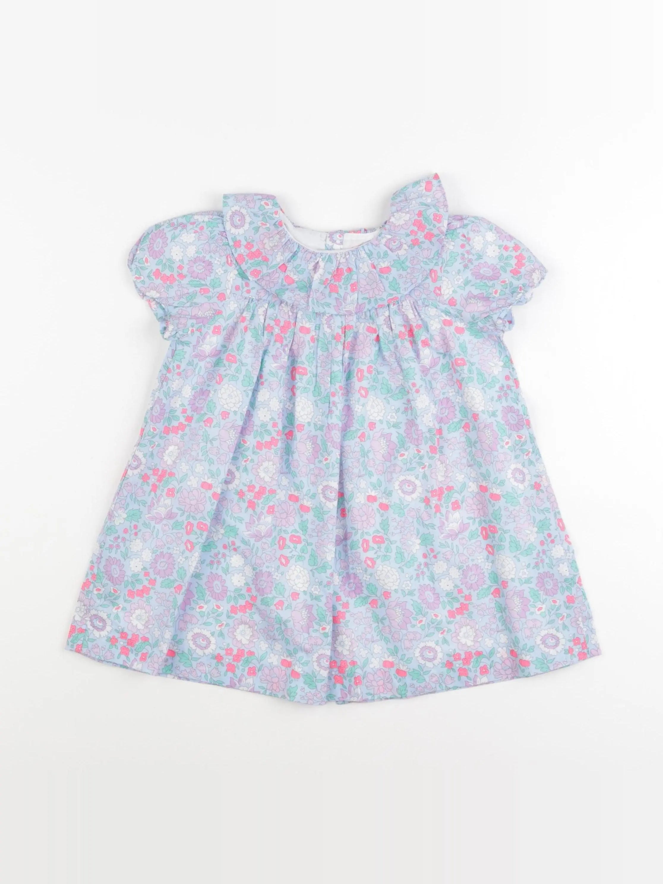 Jacadi - robe liberty multicolore - 24 mois